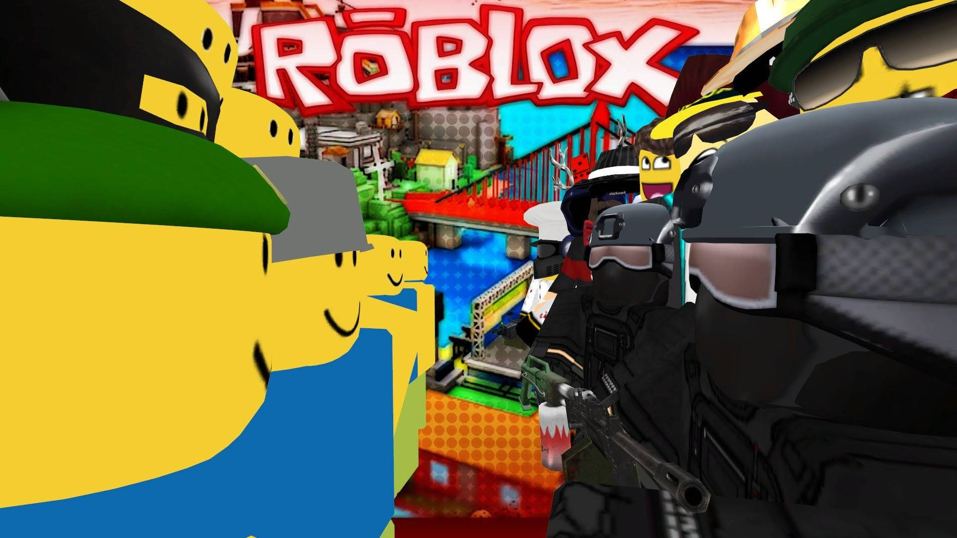 Бързи, екшън-наситени битки между играчи са норма в ROBLOX! Тапет