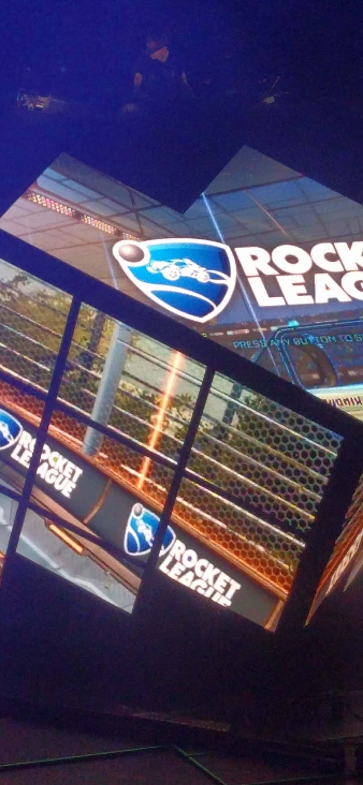 Почувствайте вълнението от Rocket League на вашия iPhone Xs Max Тапет