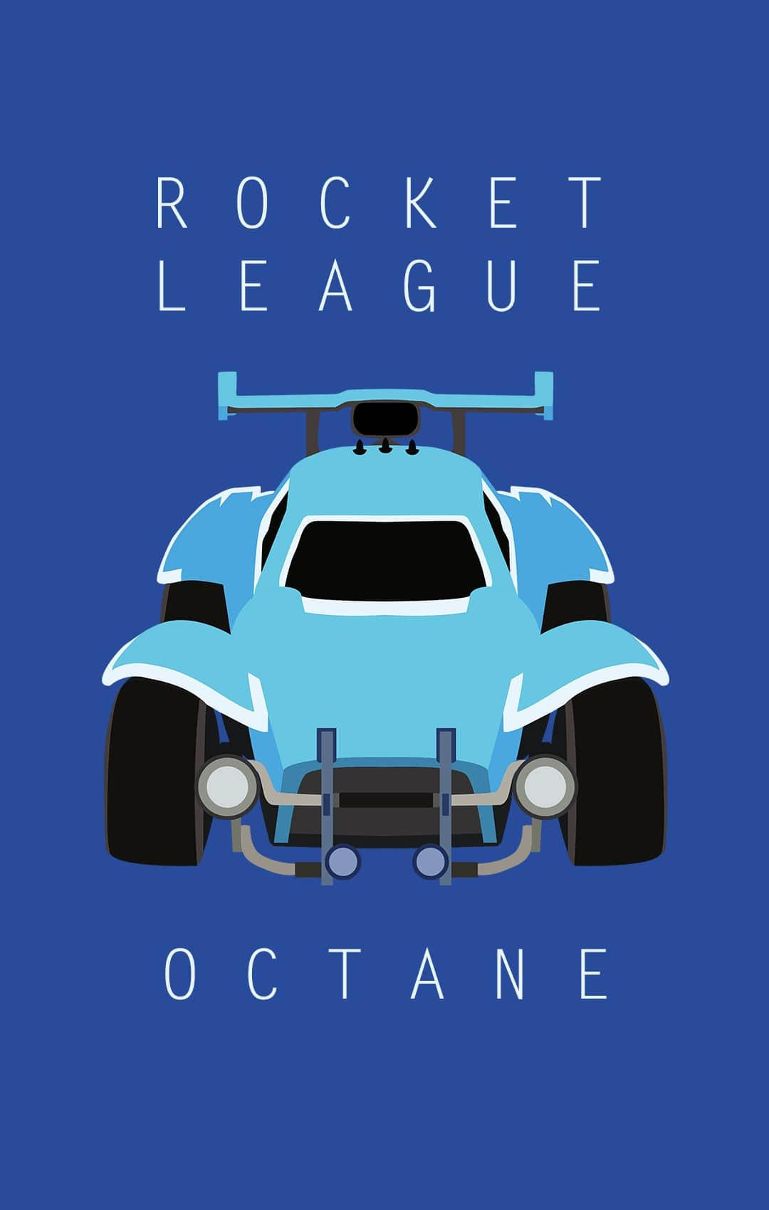Готична Rocket League Octane кола Тапет
