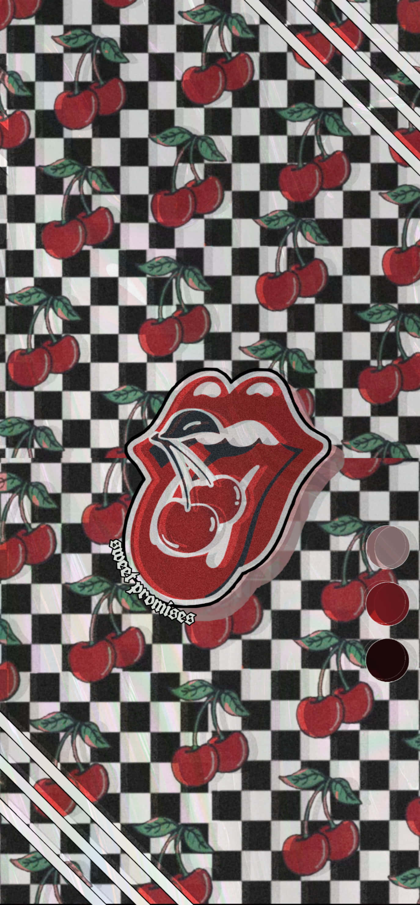 rolling stones черешнево кариран кариран кариран Тапет