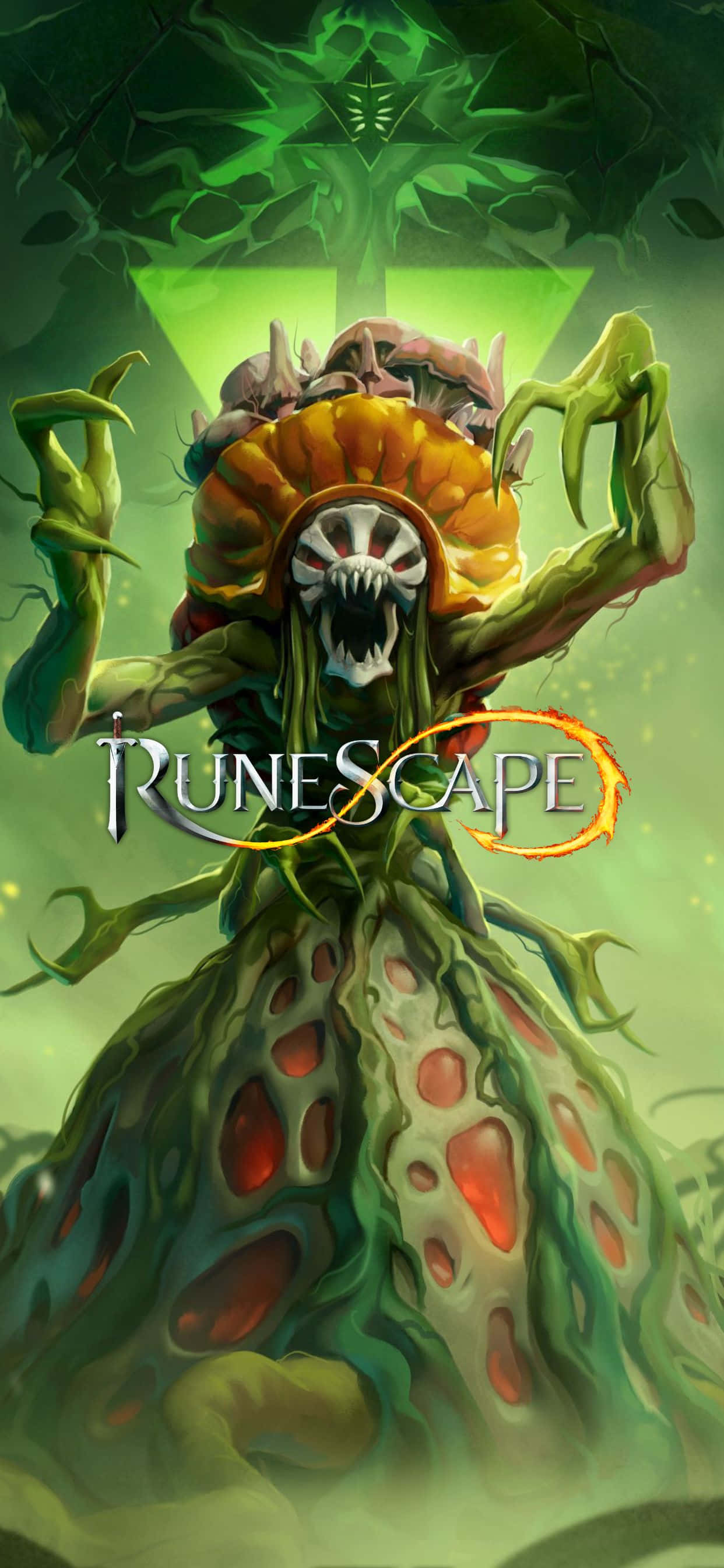 „Правите почивка от приключението? Играйте Runescape на вашия iPhone Xs Max!“ Тапет