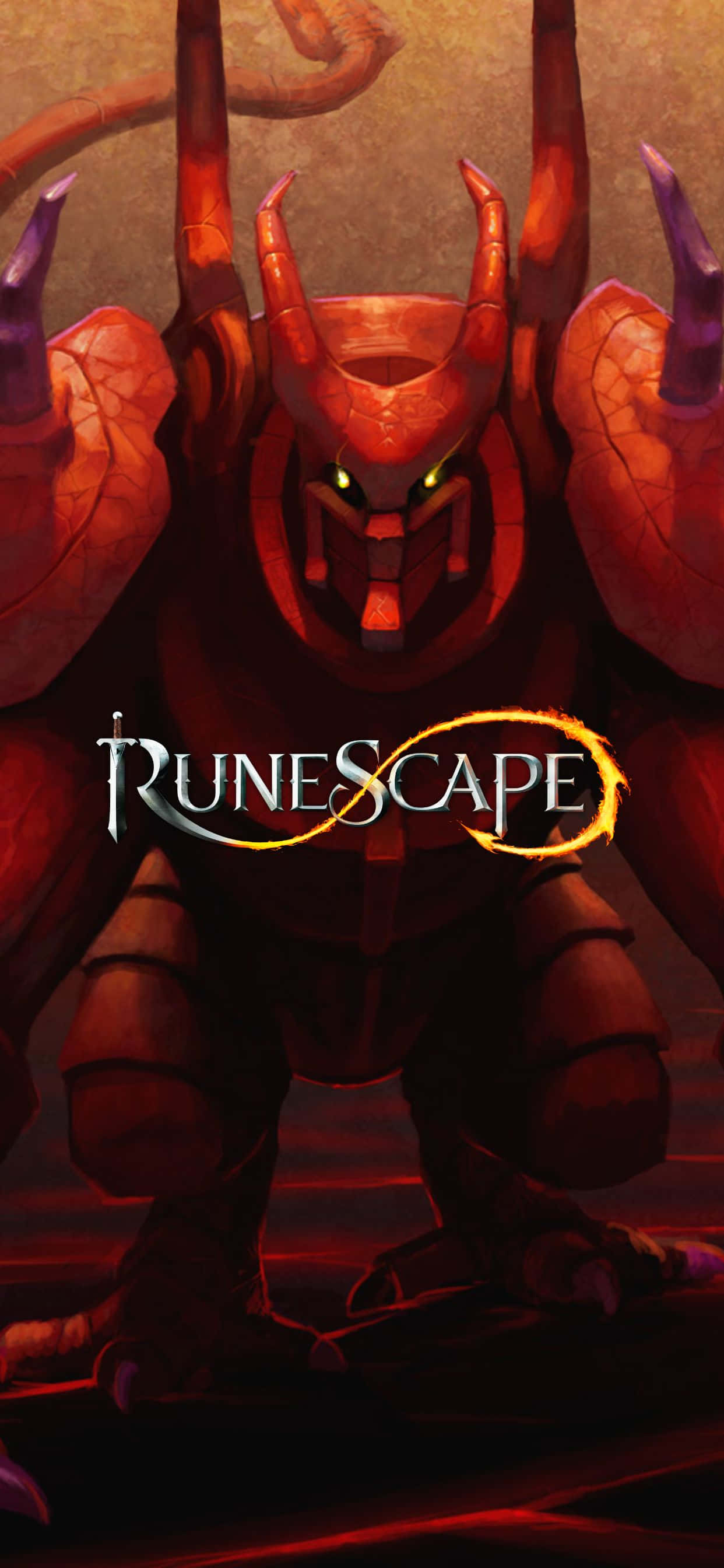 Runescape — демон с червен рог Тапет