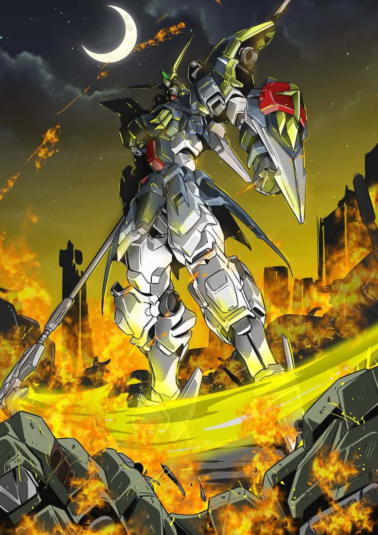RX-78-2 Гъндам мощно в действие Тапет