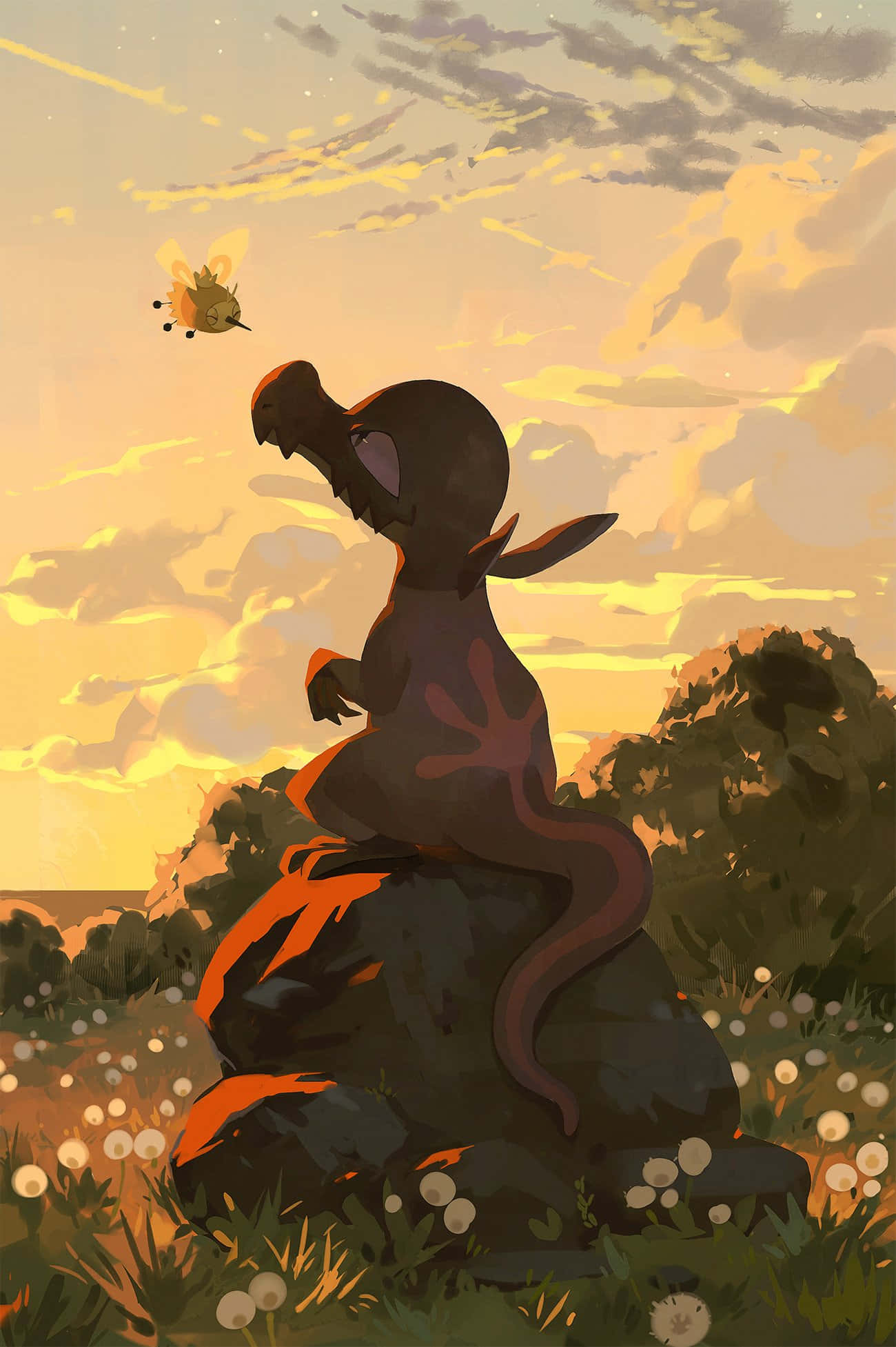 Salandit с Cutiefly Тапет
