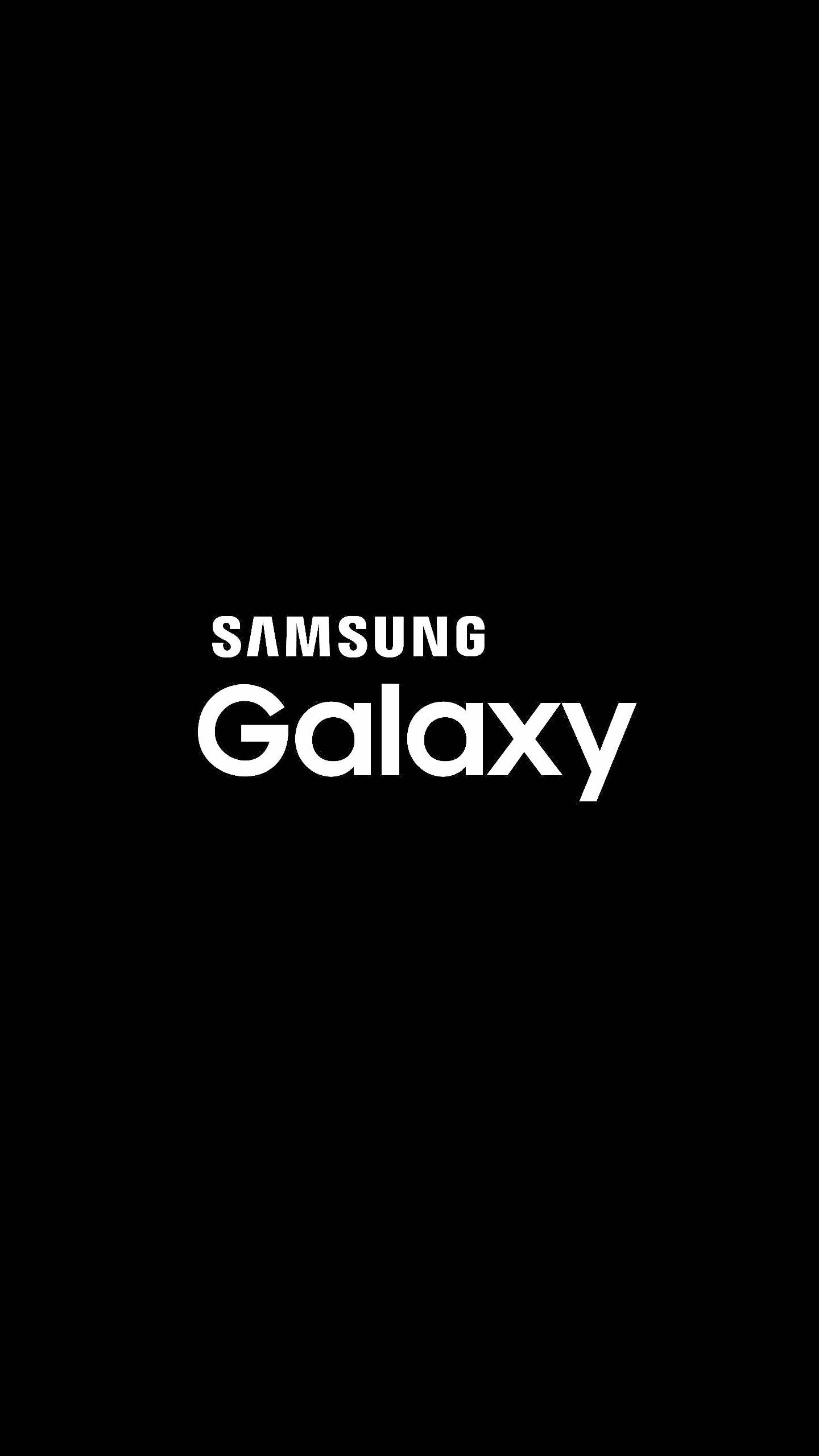 Samsung Galaxy черно-бяло лого Тапет