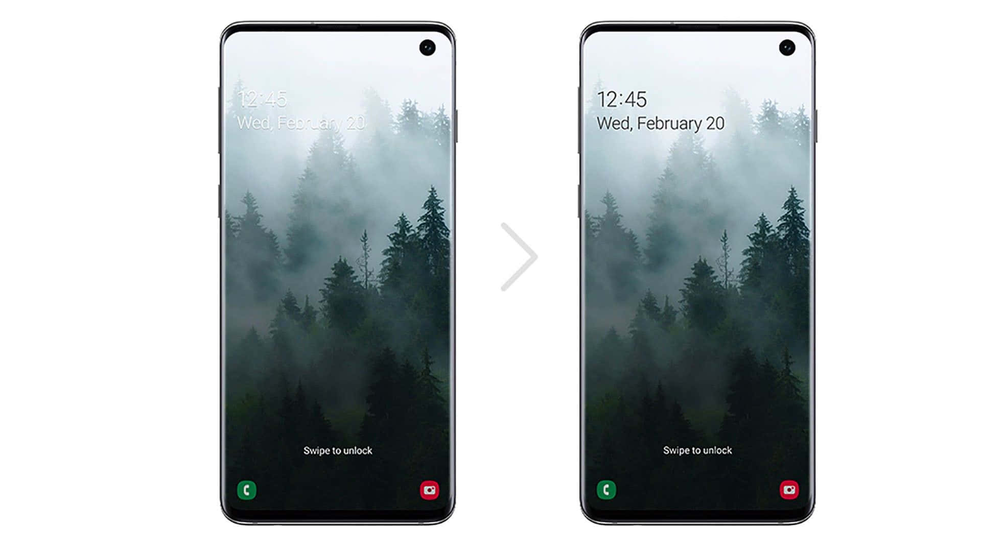 Най-революционните функции на Samsung Galaxy S10 в едно изображение. Тапет