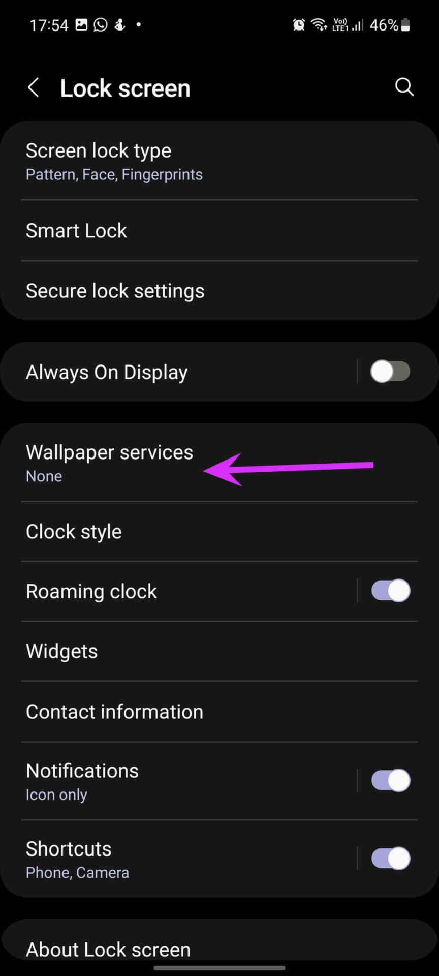 настройки на заключващия екран на samsung galaxy s10e Тапет