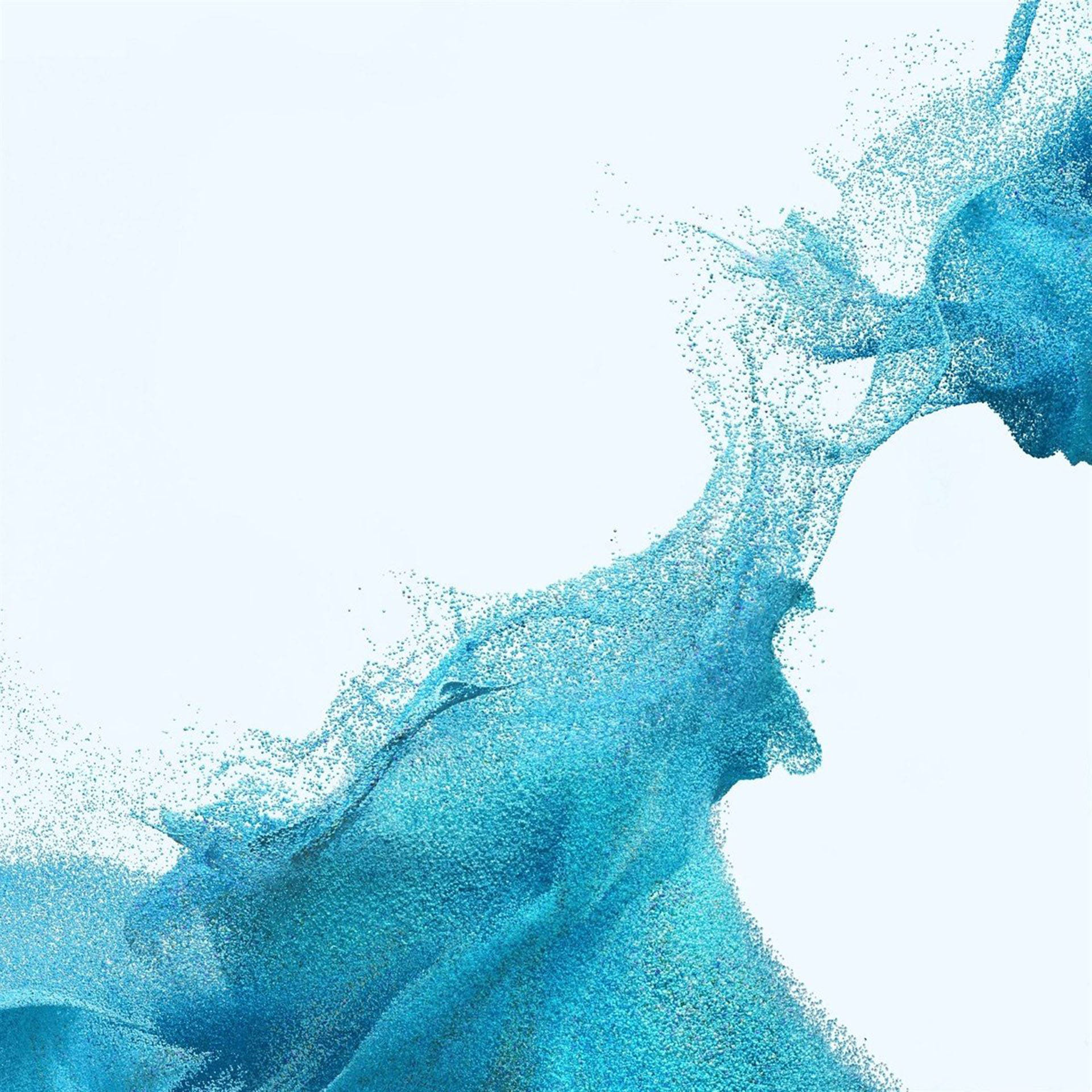 Завладяващ Samsung Galaxy S22 в цвят Teal Dust Тапет