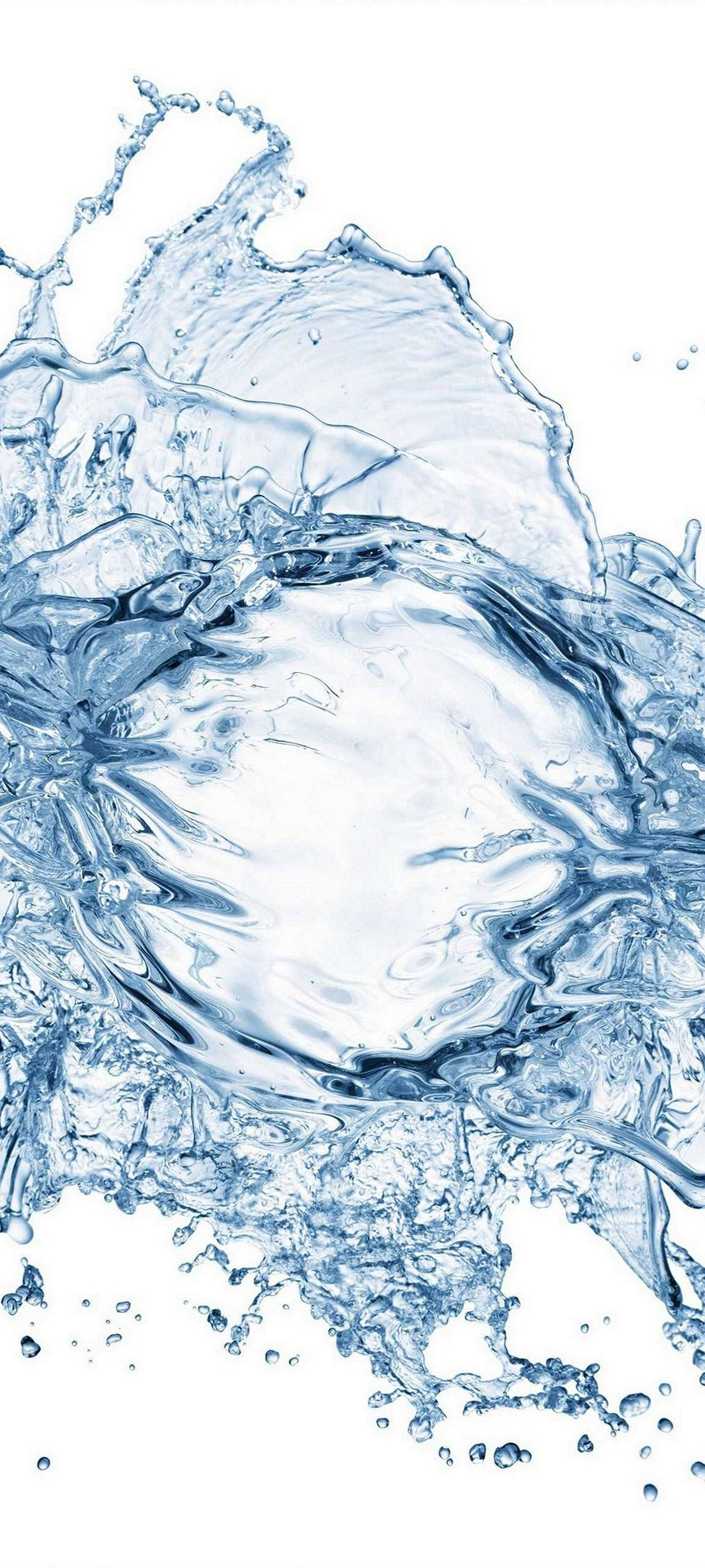 Зашеметящо Samsung S21 Ultra при воден пръск Тапет