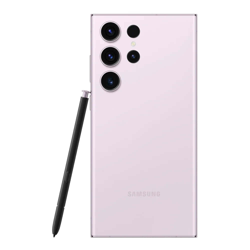 Samsung S23 Ultra розов с S Pen Тапет