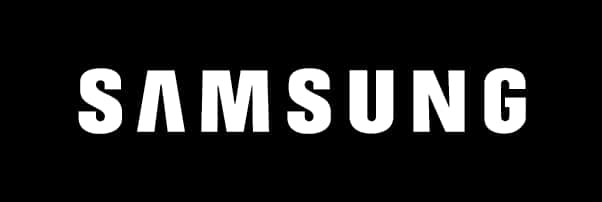 Лого на Samsung на черен фон Тапет