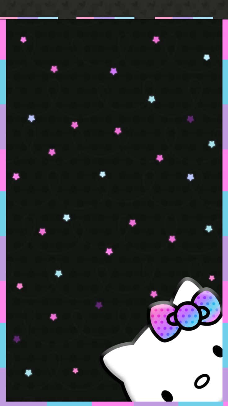 Черен телефон Sanrio Тапет