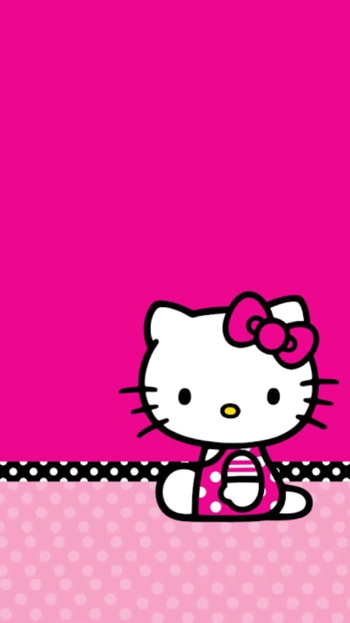 Розов телефон Sanrio Тапет