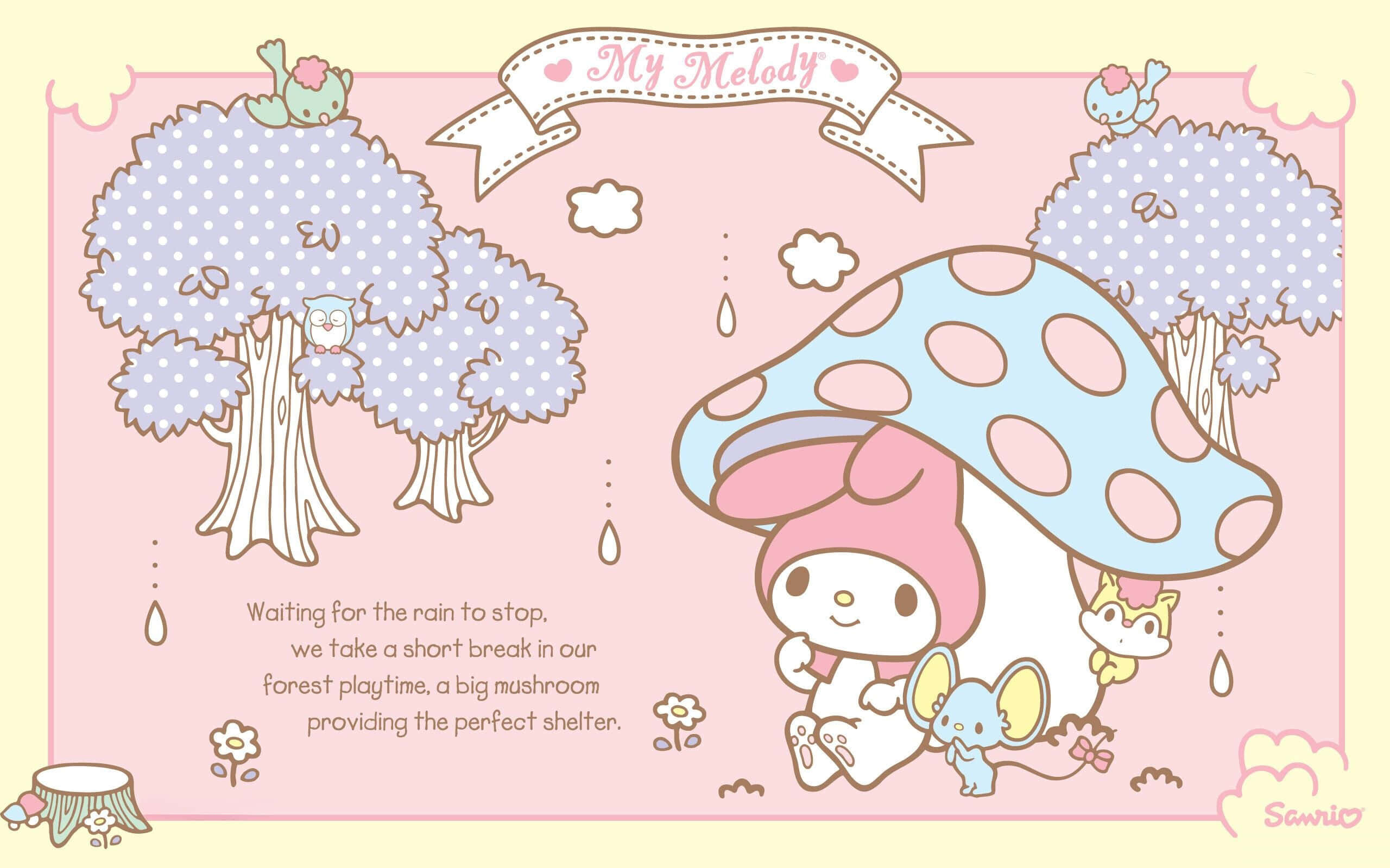 Пригответе се за ден, изпълнен със забавление със Sanrio! Тапет