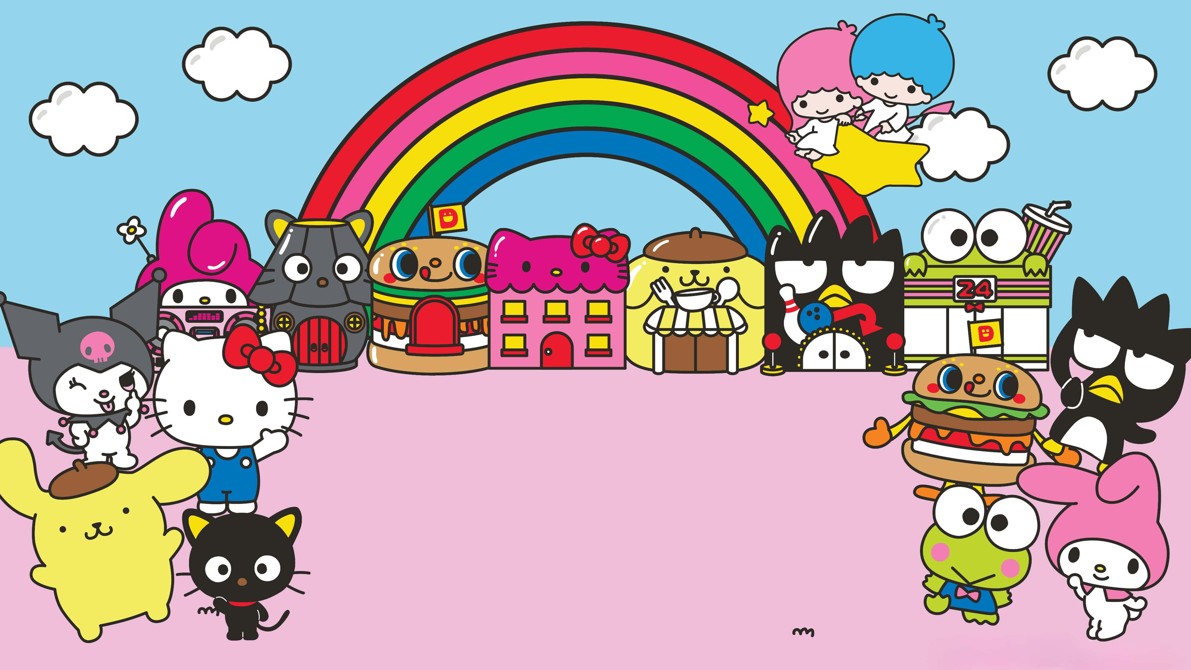Изследвай света на Sanrio! Тапет