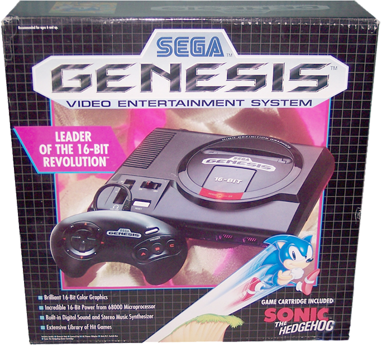Кутия на конзола Sega Genesis Тапет