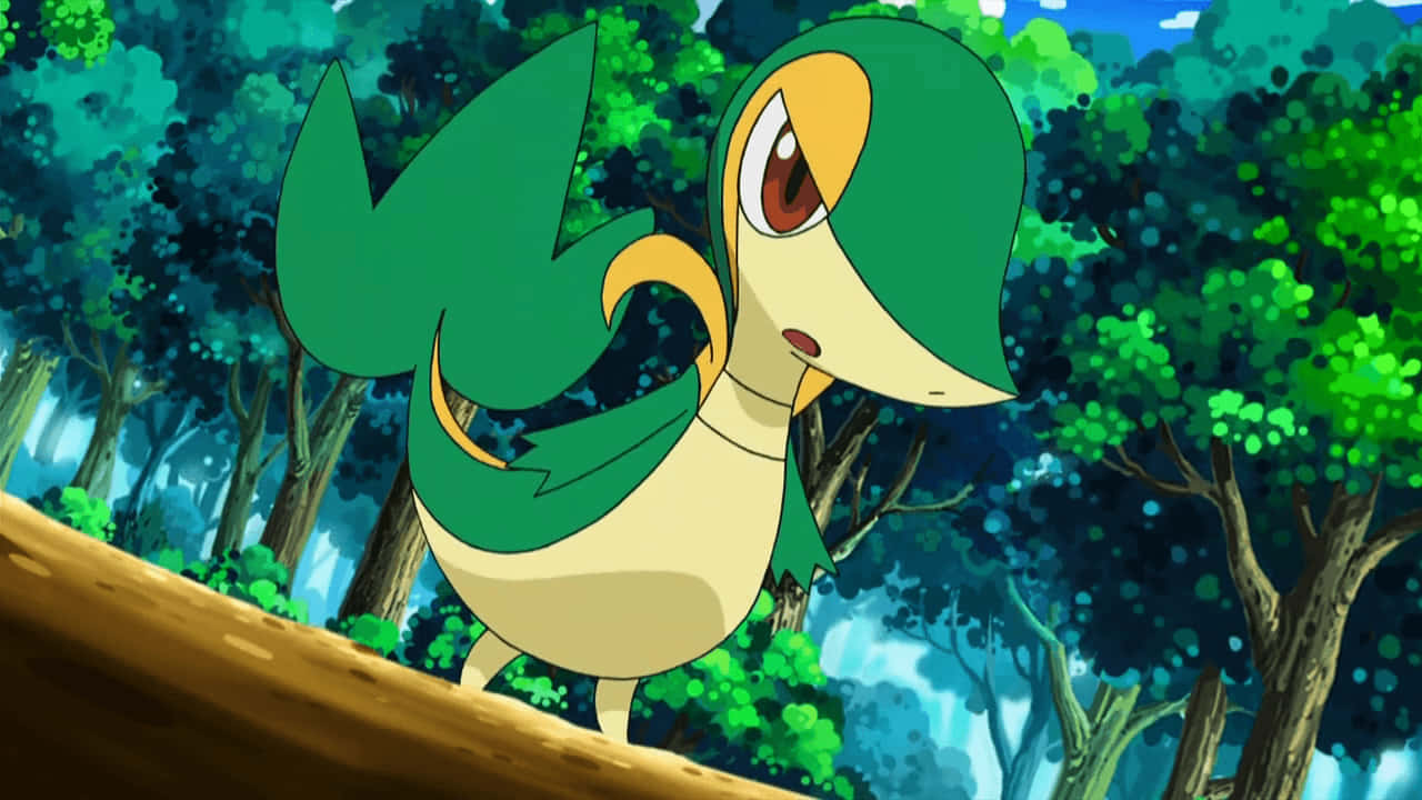 Seriozen Snivy Тапет