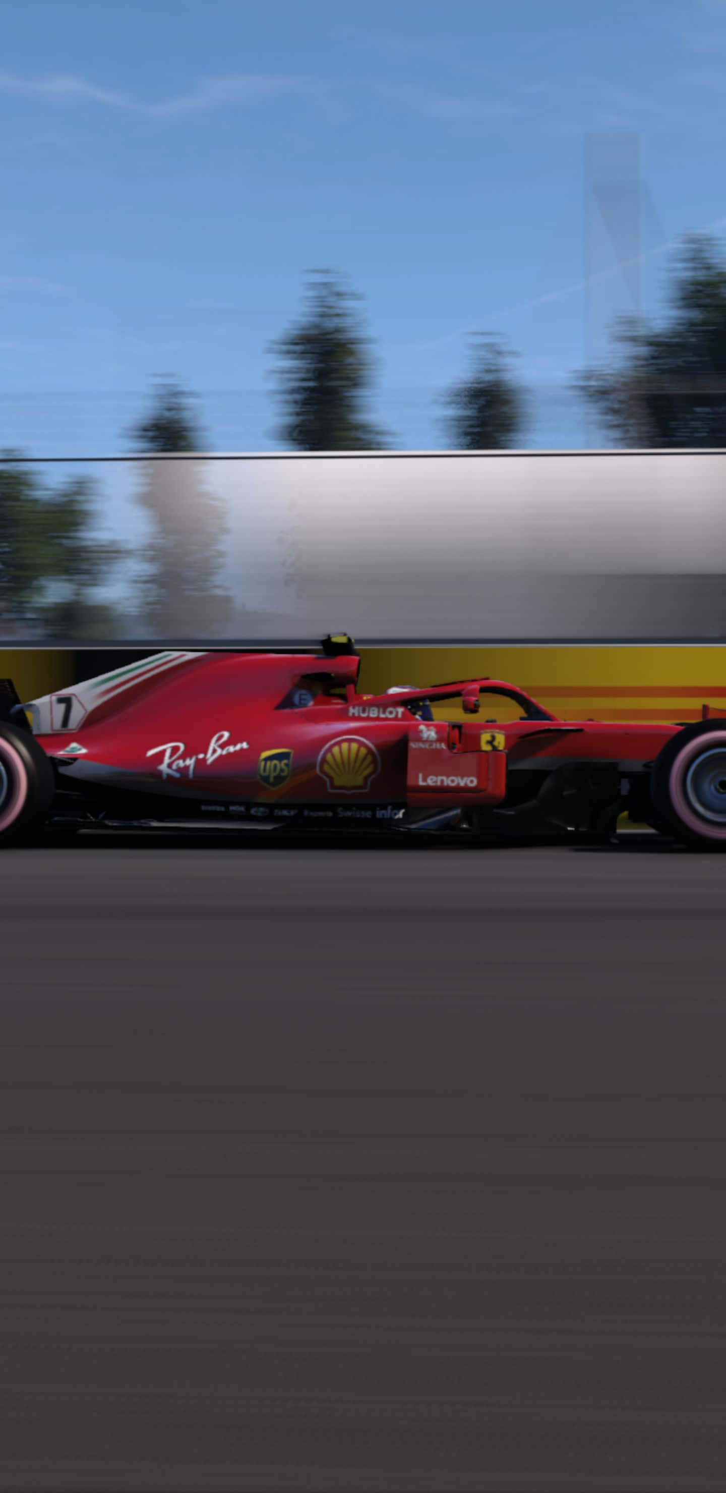 Ферари SF71H състезателна кола Пиксел 3xl F1 2018 Фон Тапет