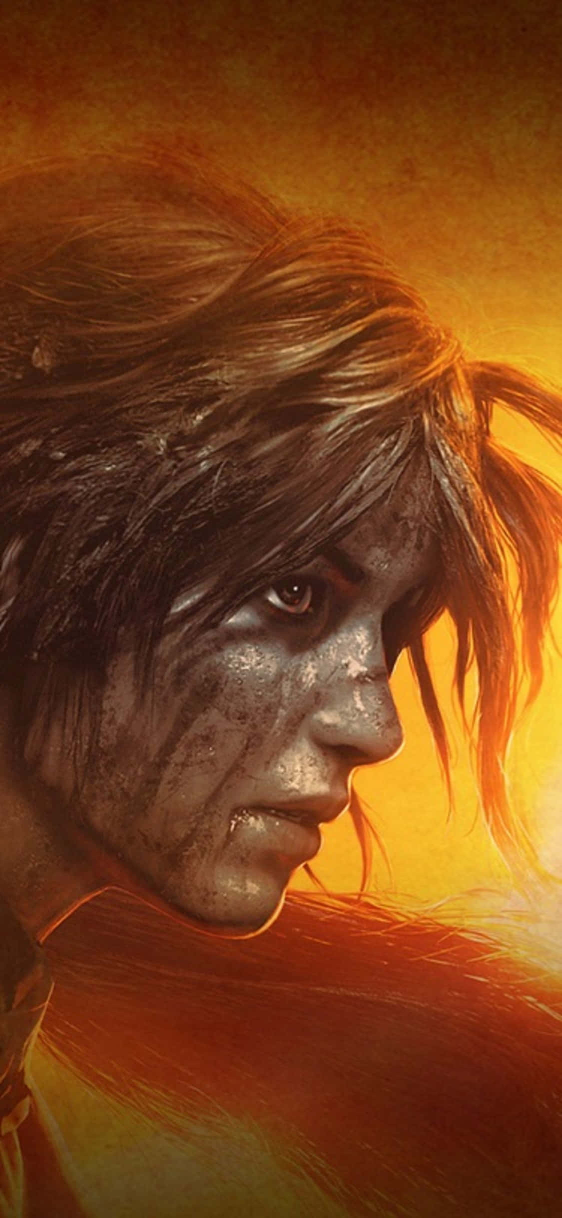 Разкрийте тайните на Shadow Of The Tomb Raider с iPhone X Тапет