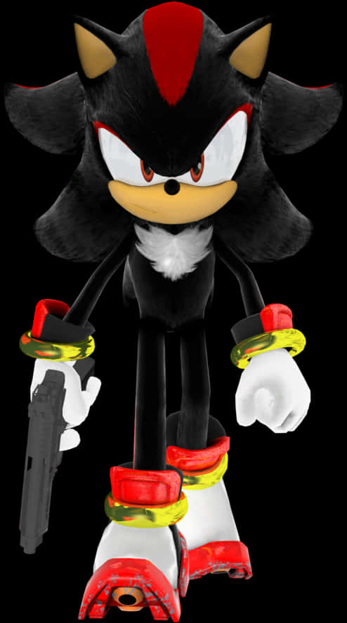 Shadow the Hedgehog с пистолет Тапет