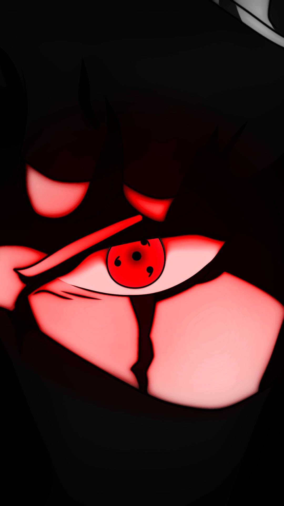 Sharingan – кървящо око на живо Тапет