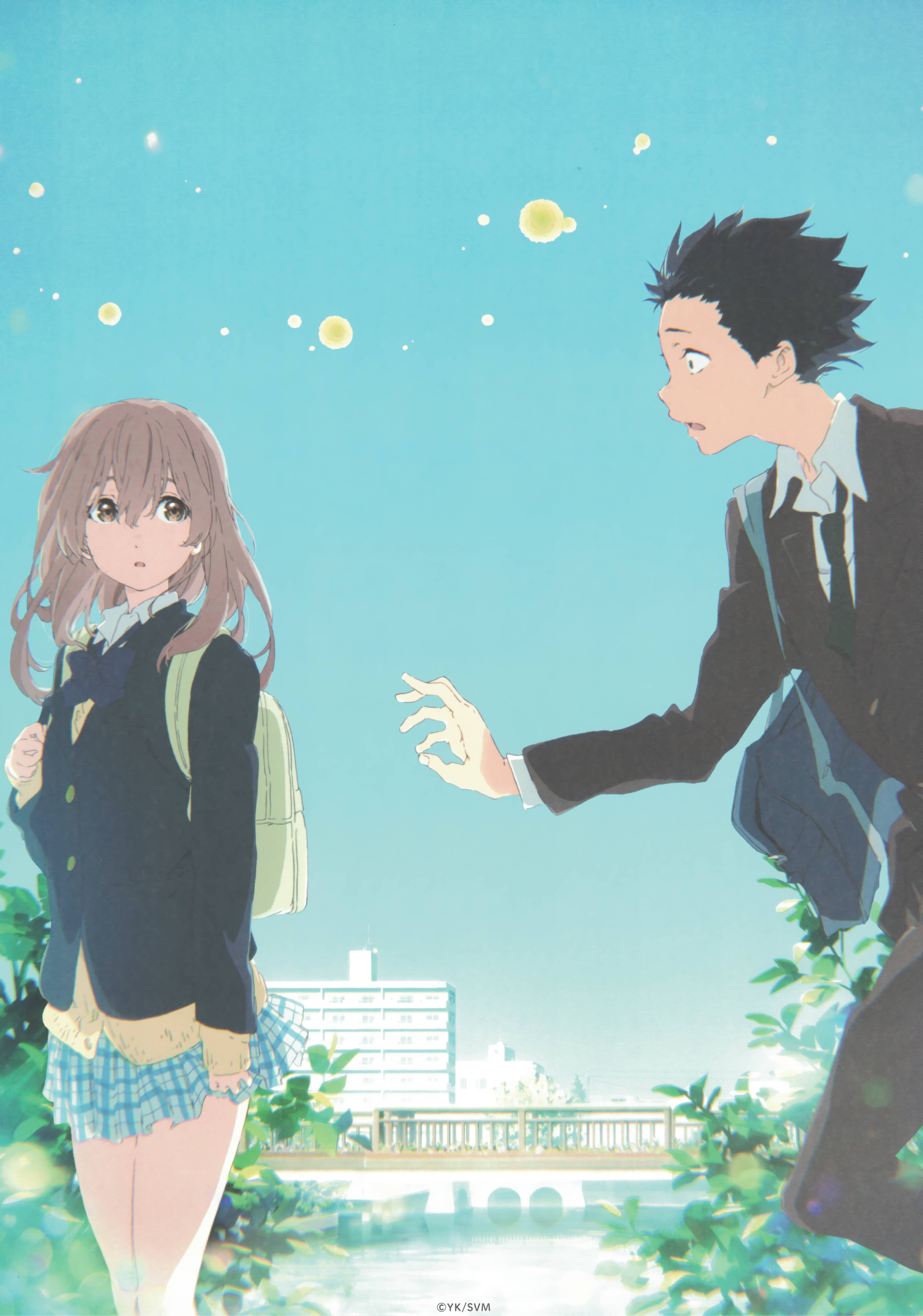 Пленителните визуални естетики на аниме: Silent Voice Тапет