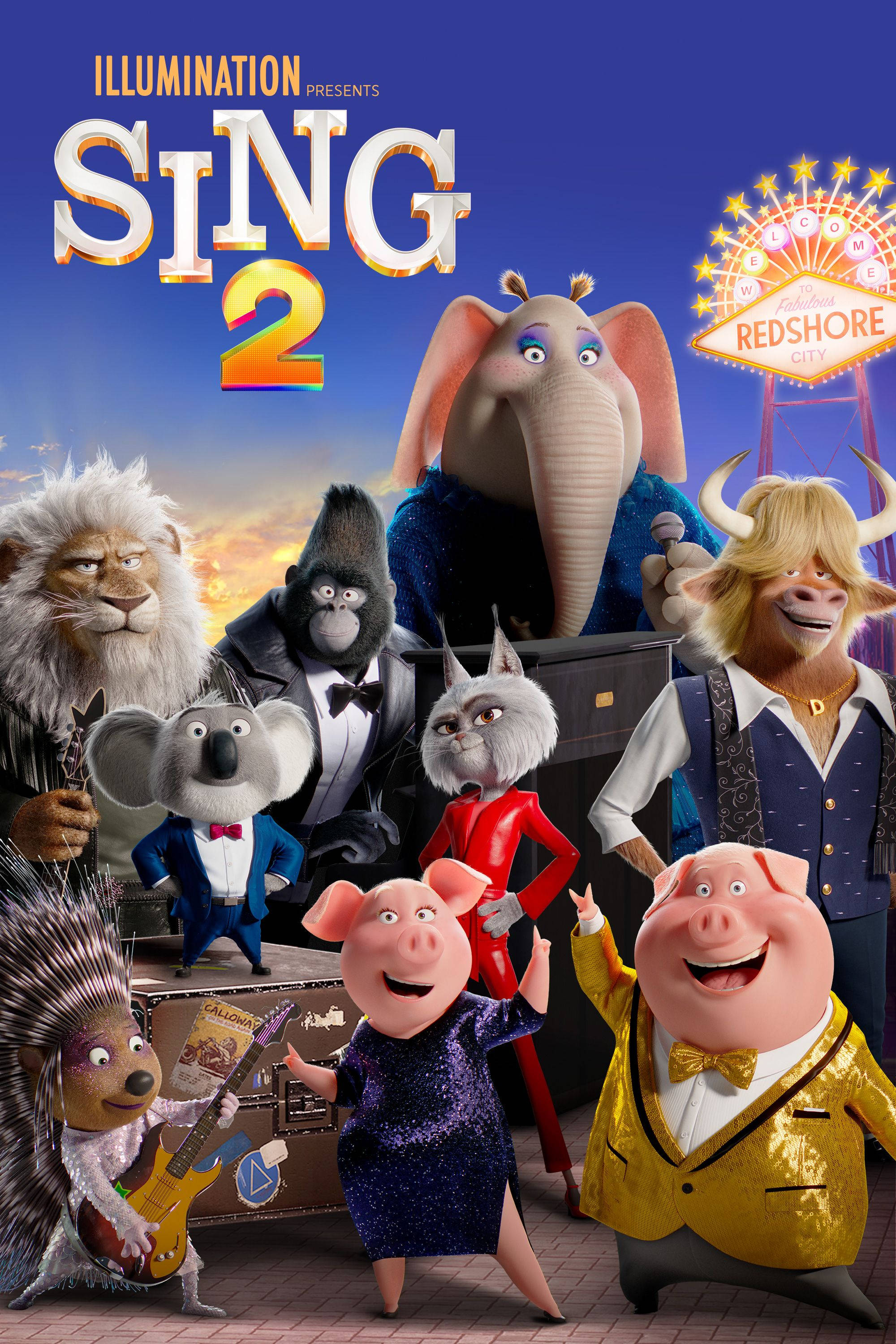 Промоционален постер на Sing 2 Тапет
