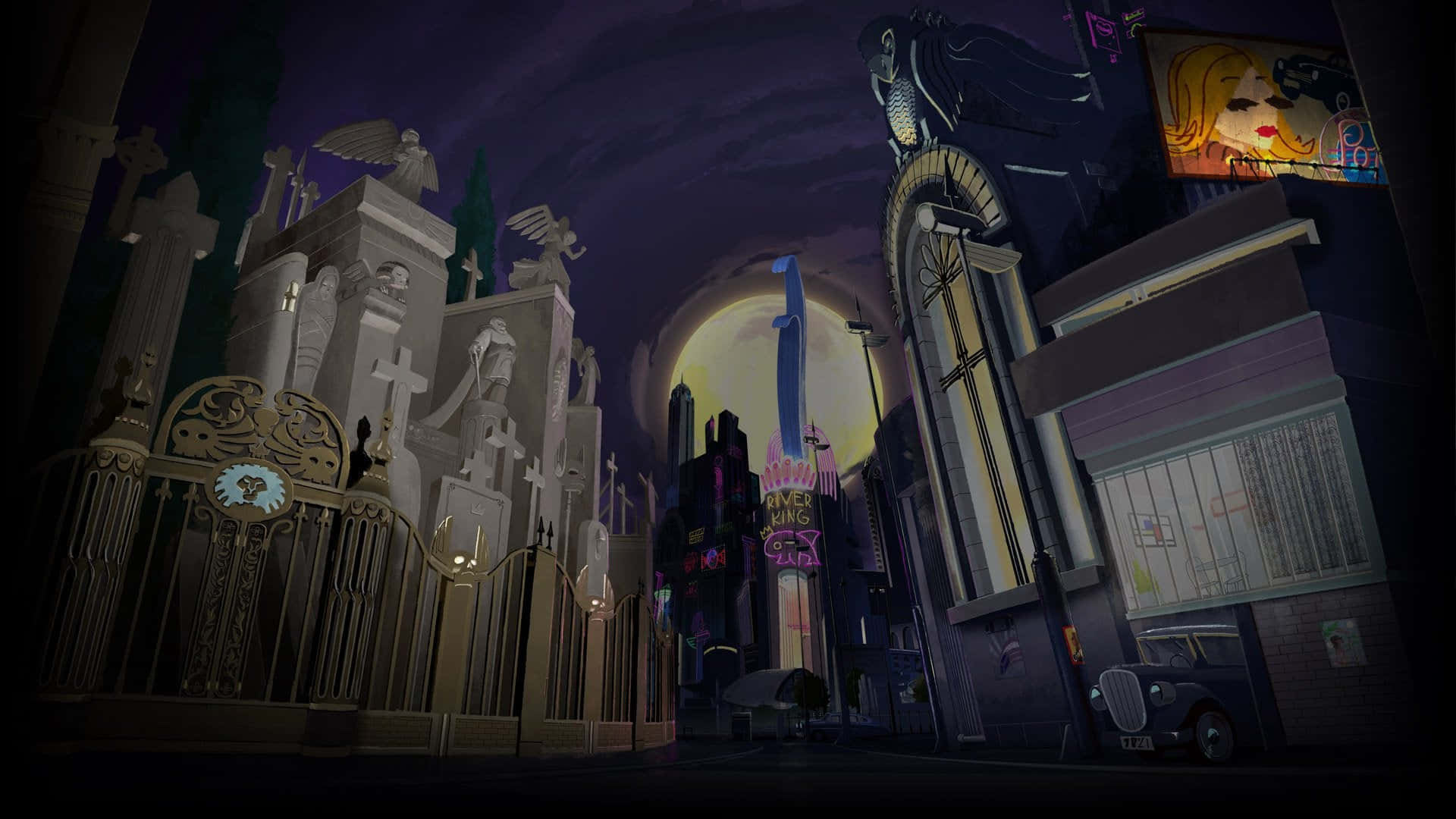 Skullgirls Ню Меридиан Тапет