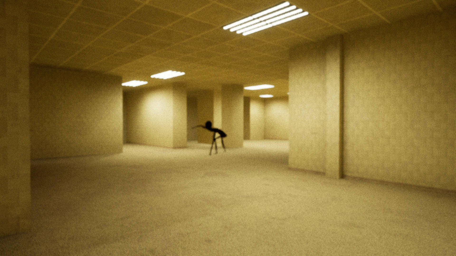 Slenderman в The Backrooms Тапет