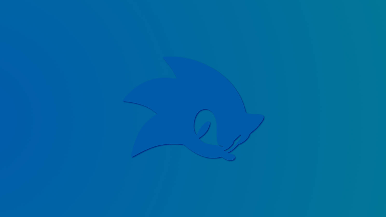 Ускорете живота си със син Sonic. Тапет