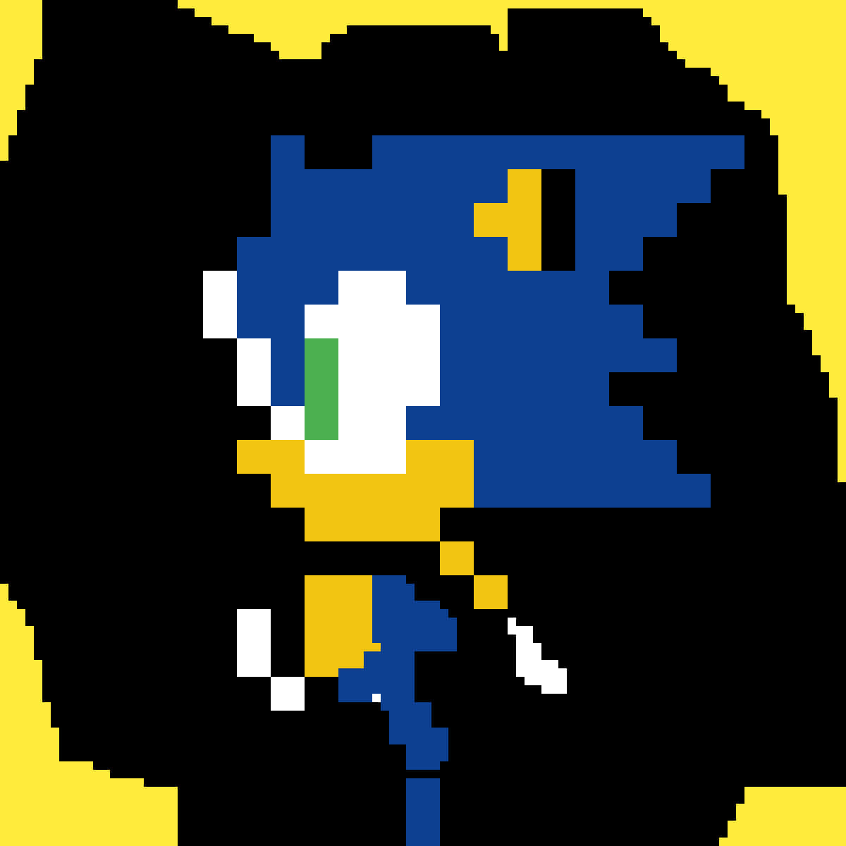 Пикселизиран профил на Sonic Тапет
