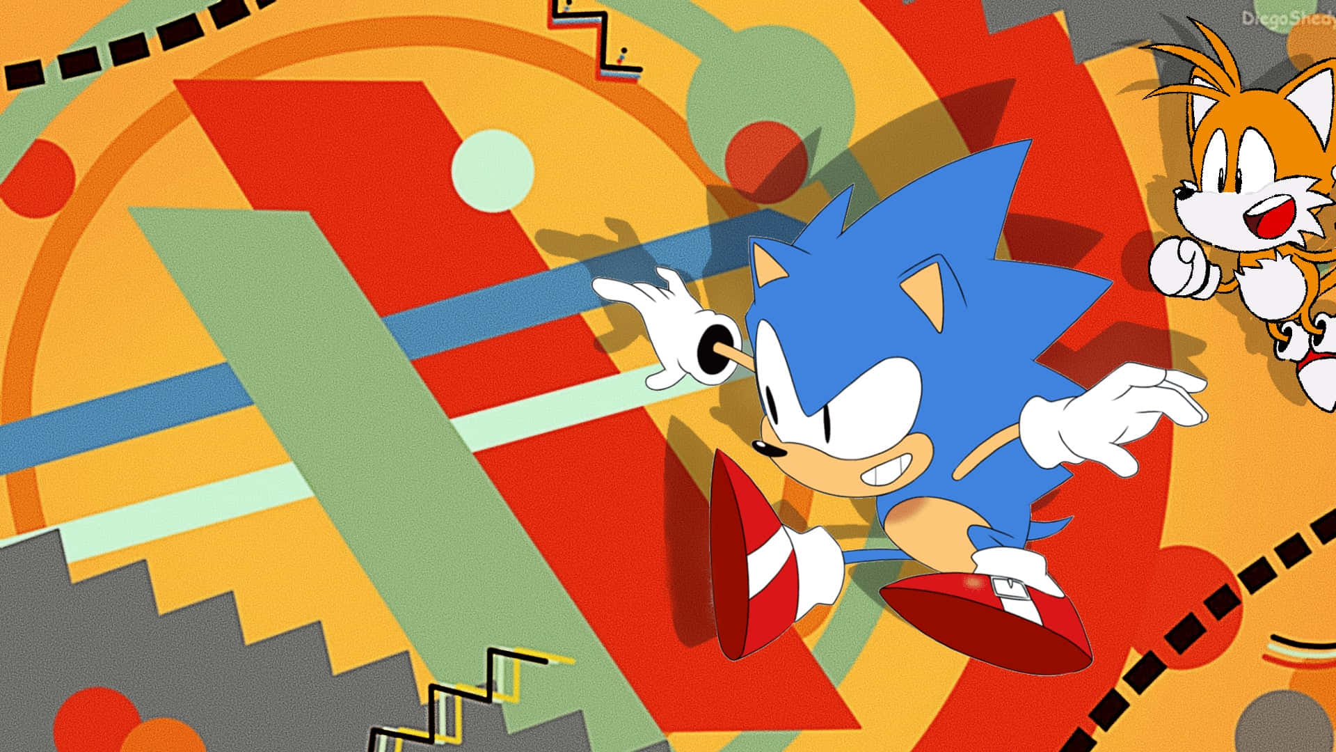 Издигнете класическото забавление с любим герой на следващото ниво със Sonic Mania Тапет