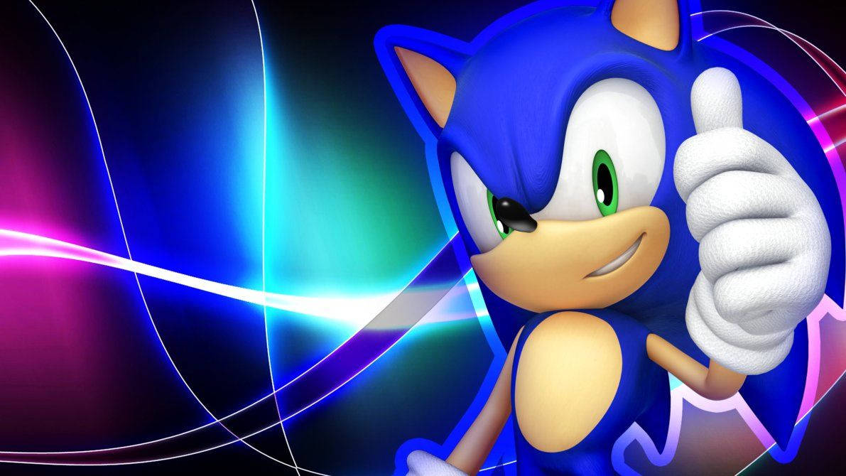 Готиният могъщ таралеж Sonic Тапет