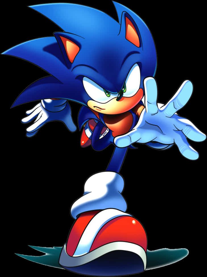 Sonic The Hedgehog Класическа поза Тапет