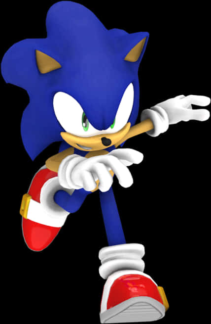 Sonic The Hedgehog класична поза Тапет
