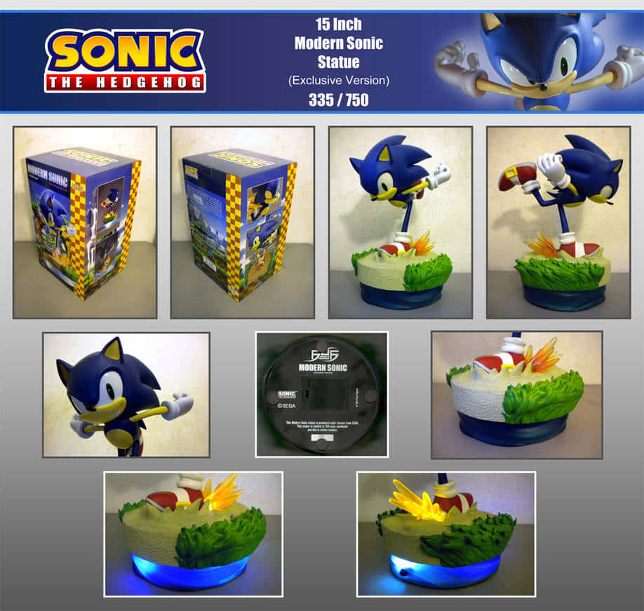 Sonic the Hedgehog, емблематичен герой от видеоигри Тапет