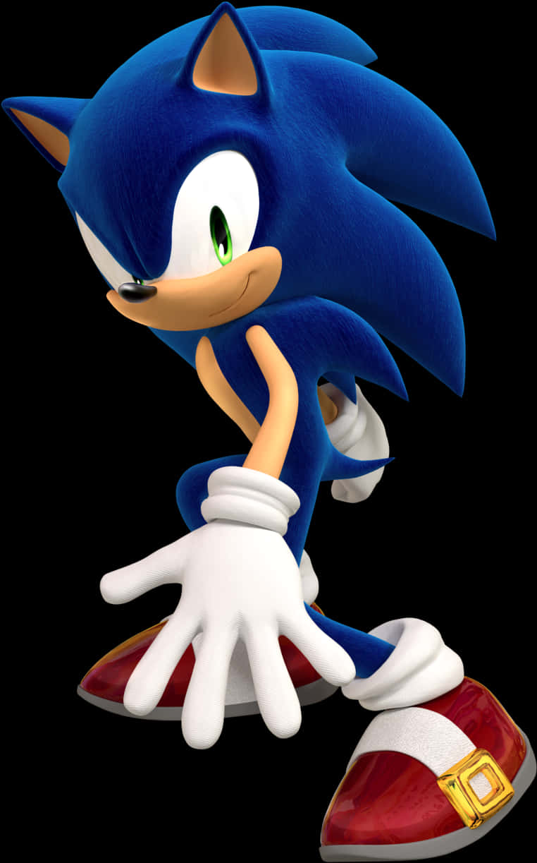 Sonic The Hedgehog класическа поза Тапет