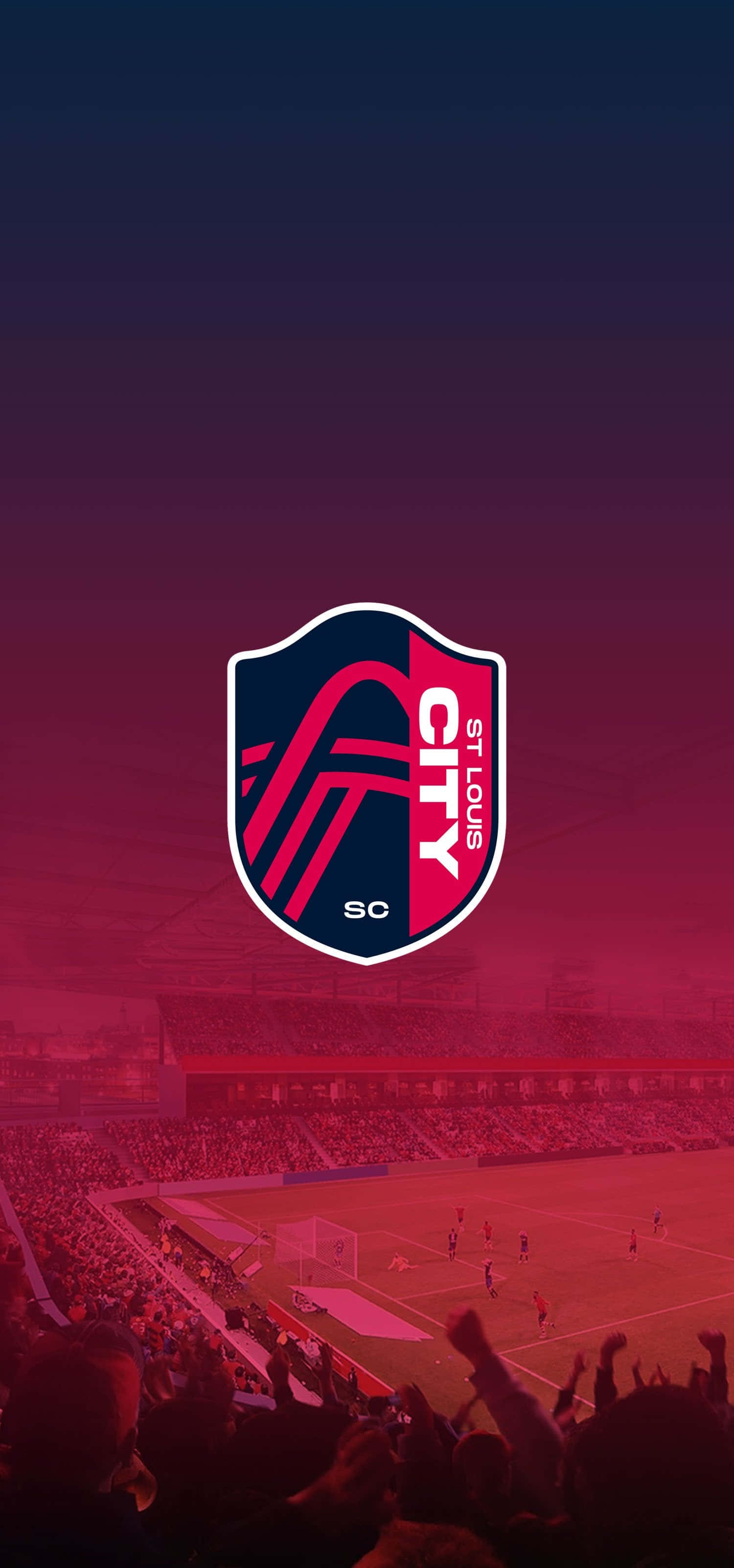 St. Louis City SC Футбол Розово Изображение Тапет