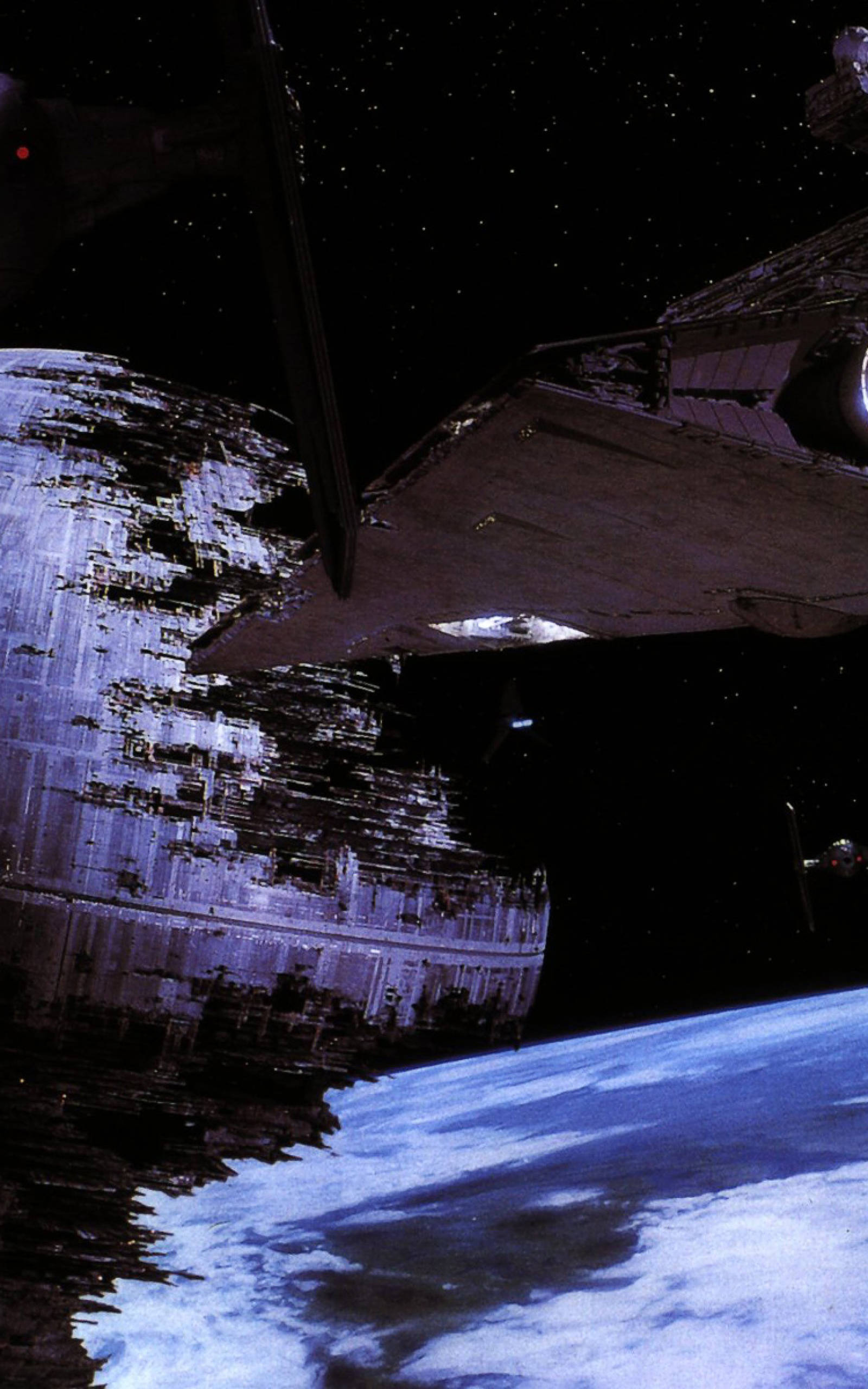 Звезда на смъртта в космос Star Wars за таблет Тапет