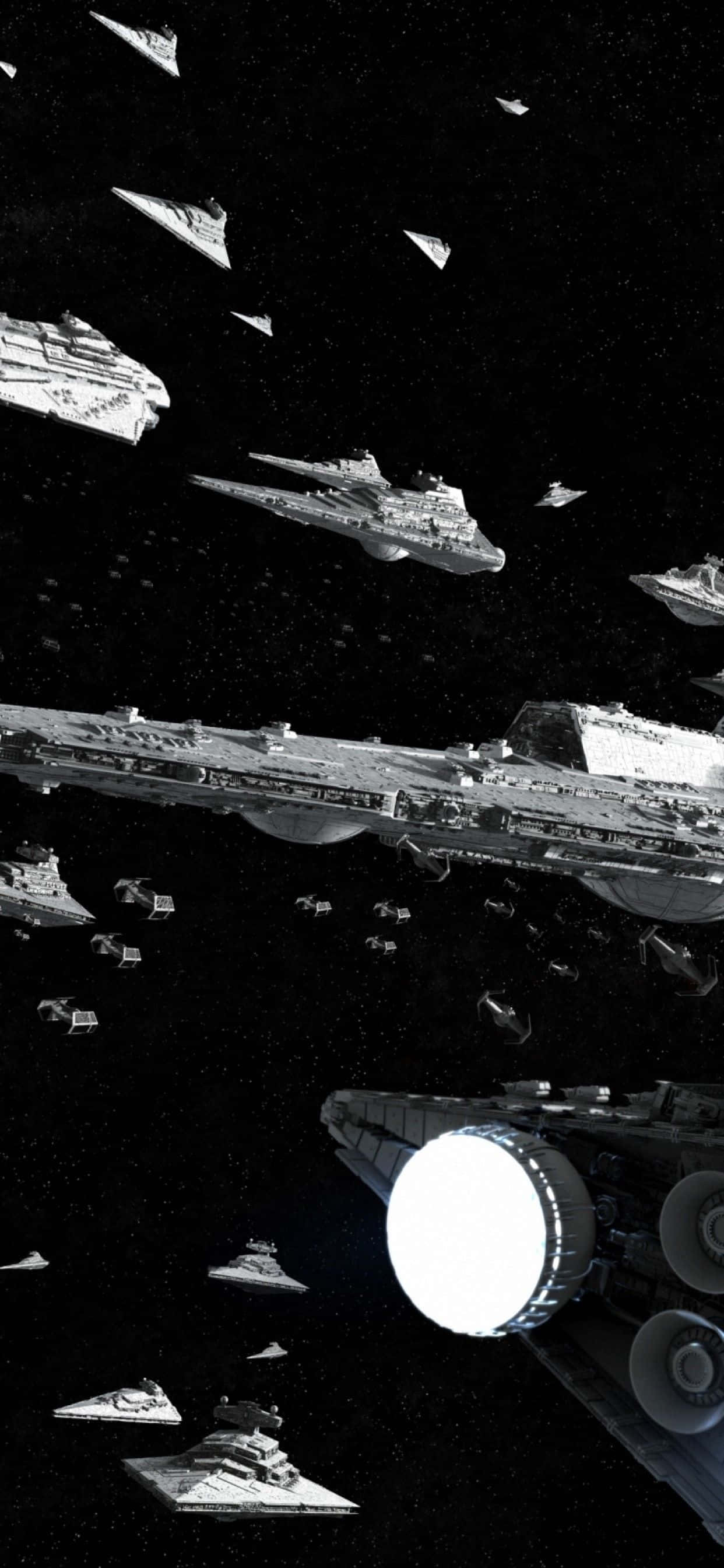 Изследвайте галактиката, където и когато искате, с телефона Star Wars Тапет