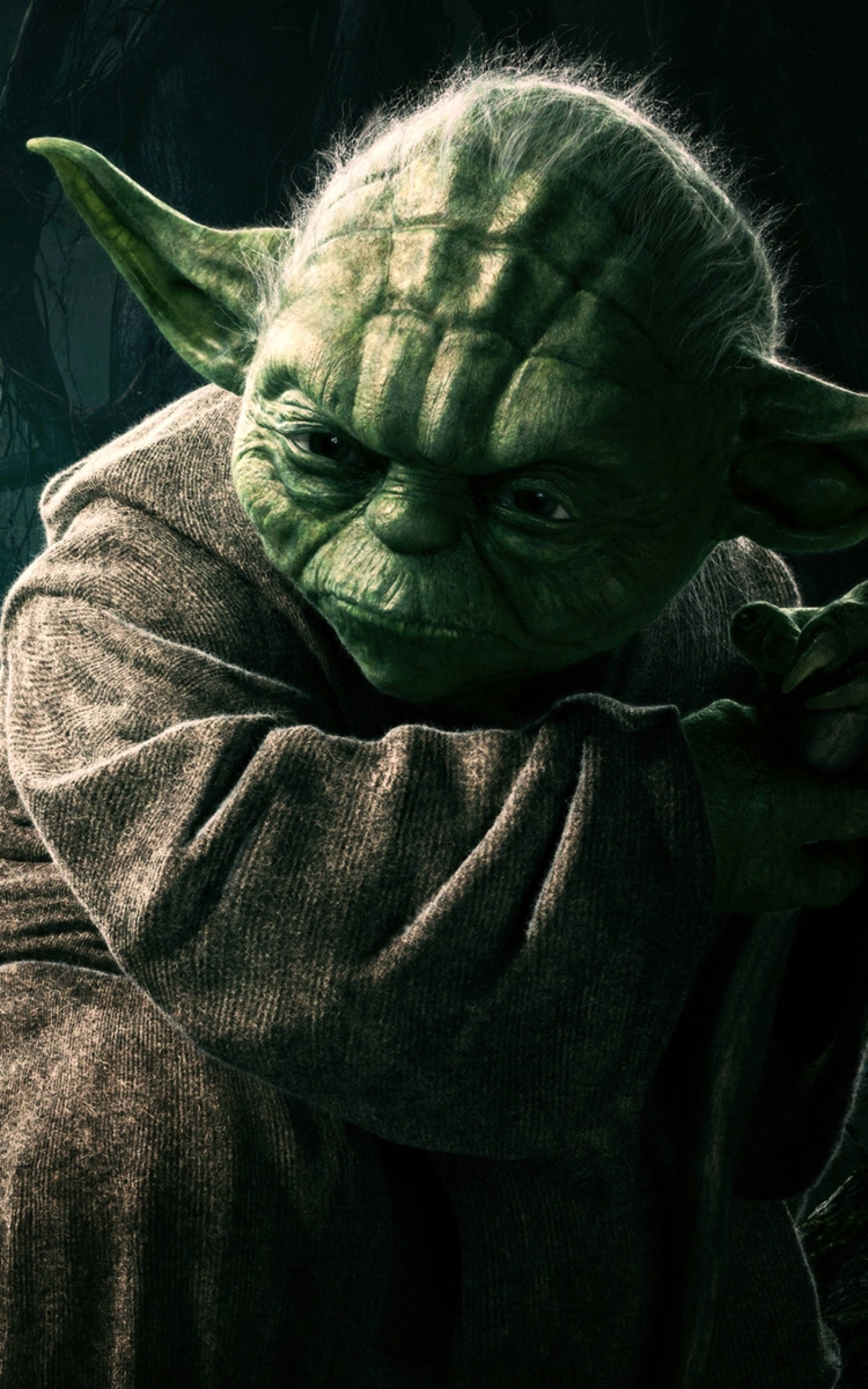 Яростен Йода Star Wars за таблет Тапет