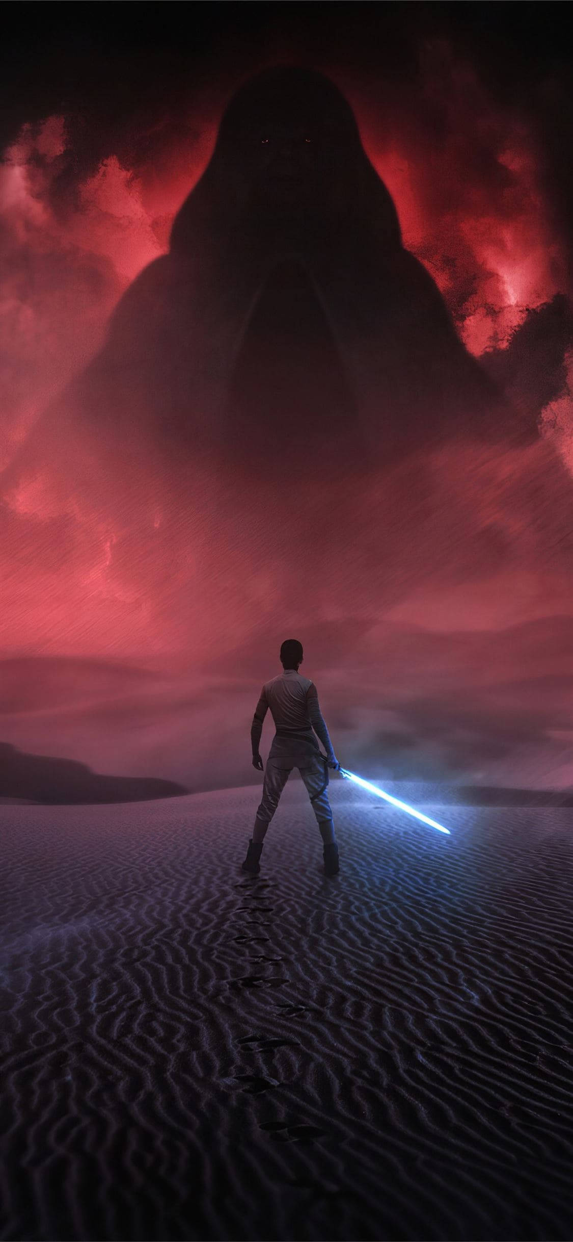 Star Wars iPhone 6 Plus Рей Скайуокър Тапет