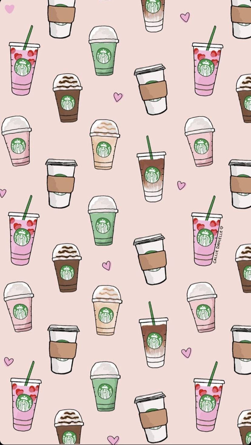 Starbucks напитка сладък iPhone Тапет