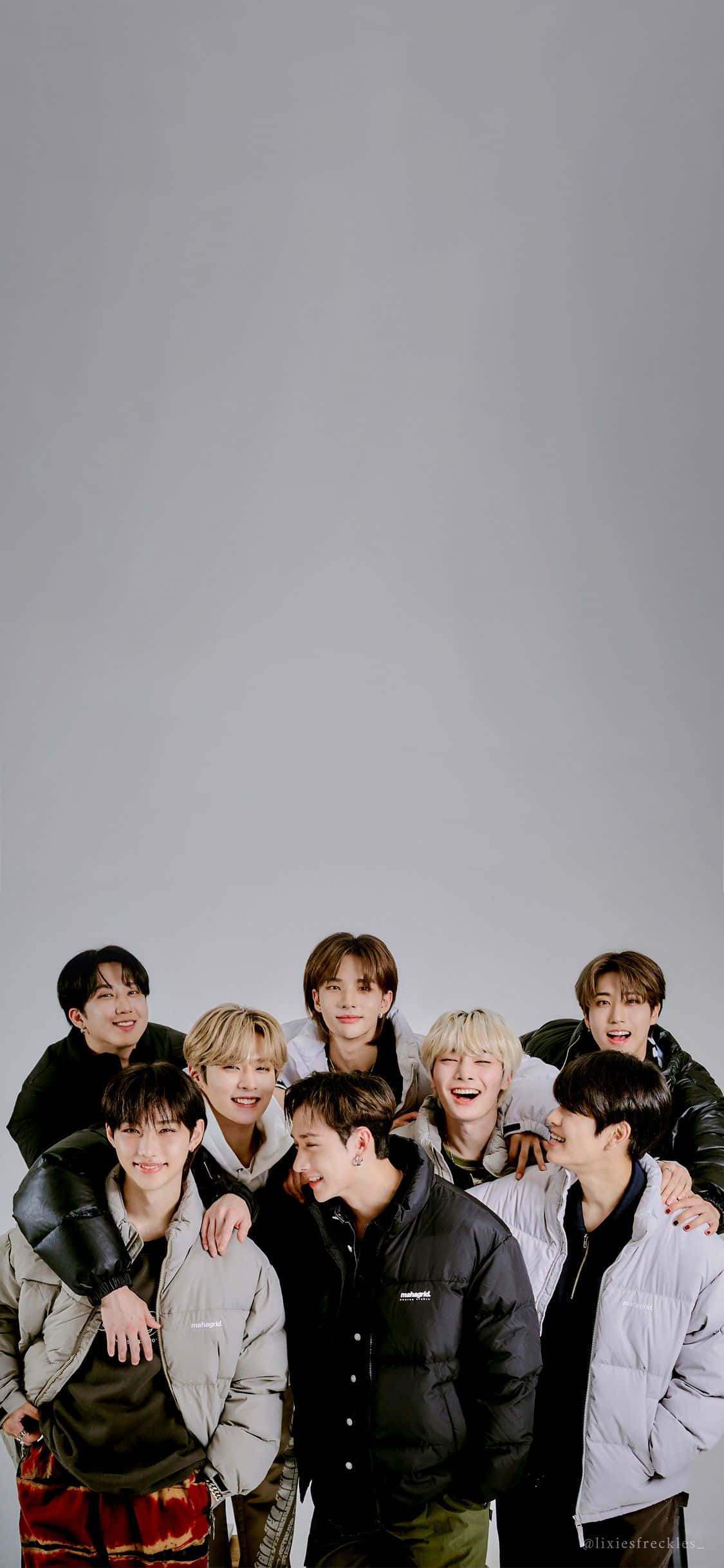 Stray Kids OT8 Удивителен Визуал Тапет