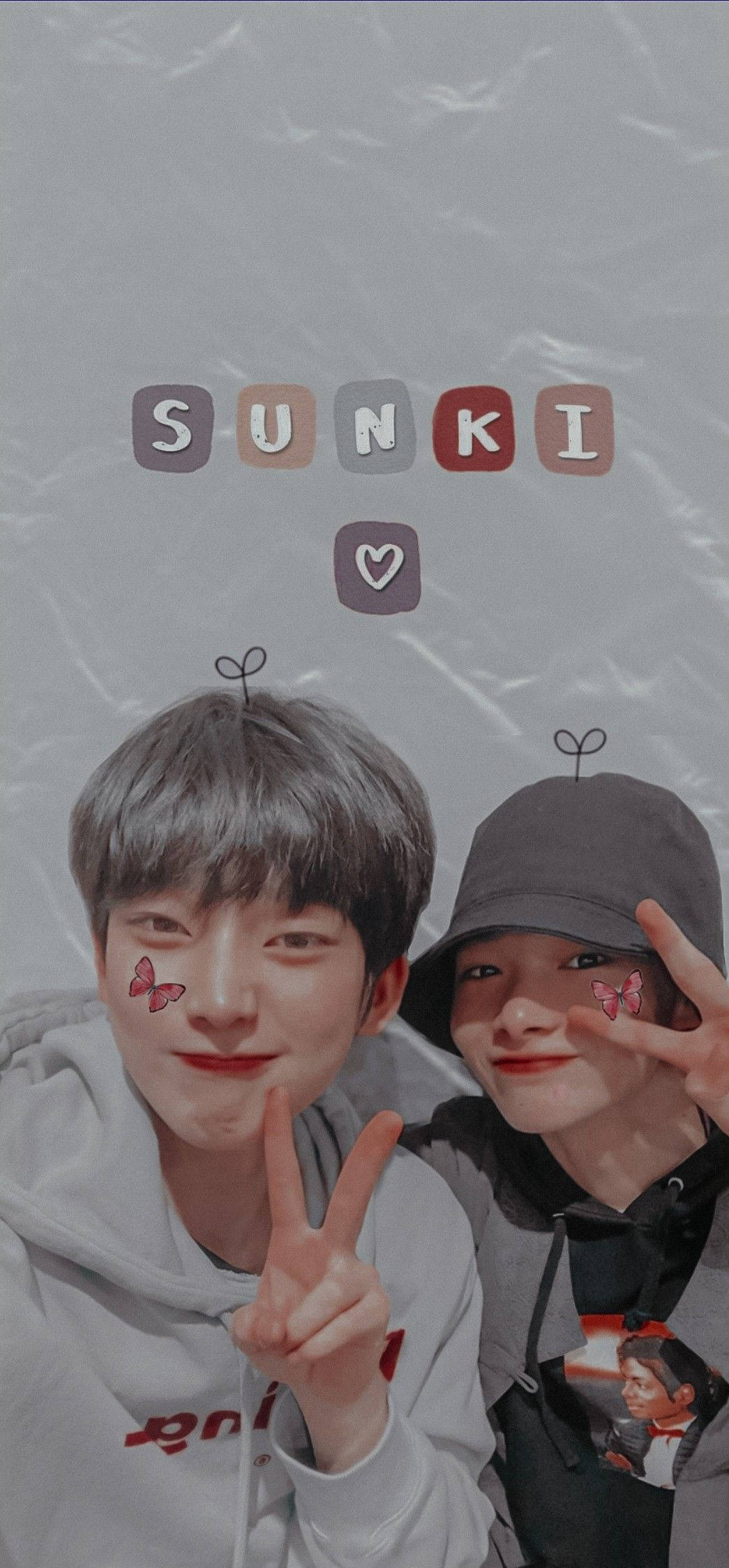 Sunki Duo Enhypen Aesthetic Тапет