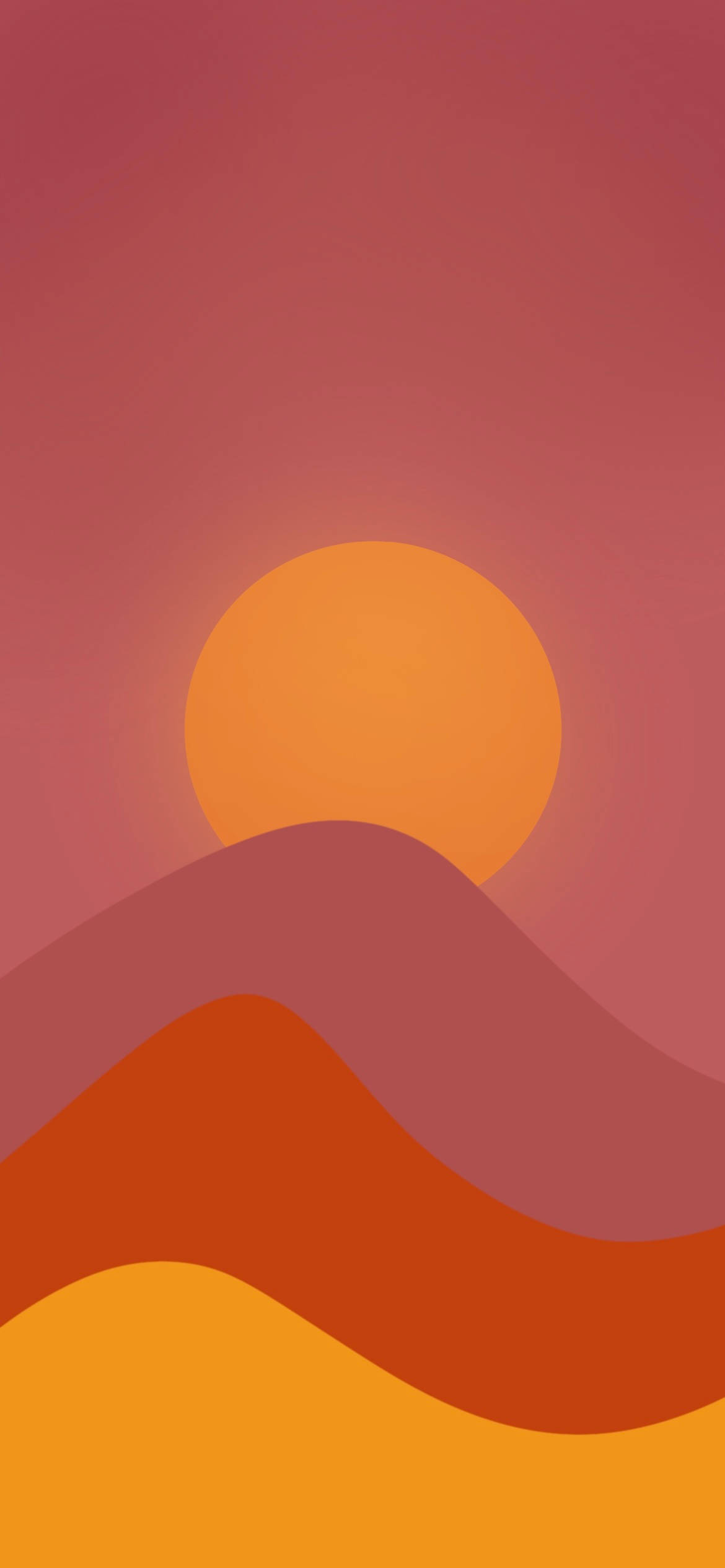 Sunset Range за Xiaomi Redmi Note 9 Тапет