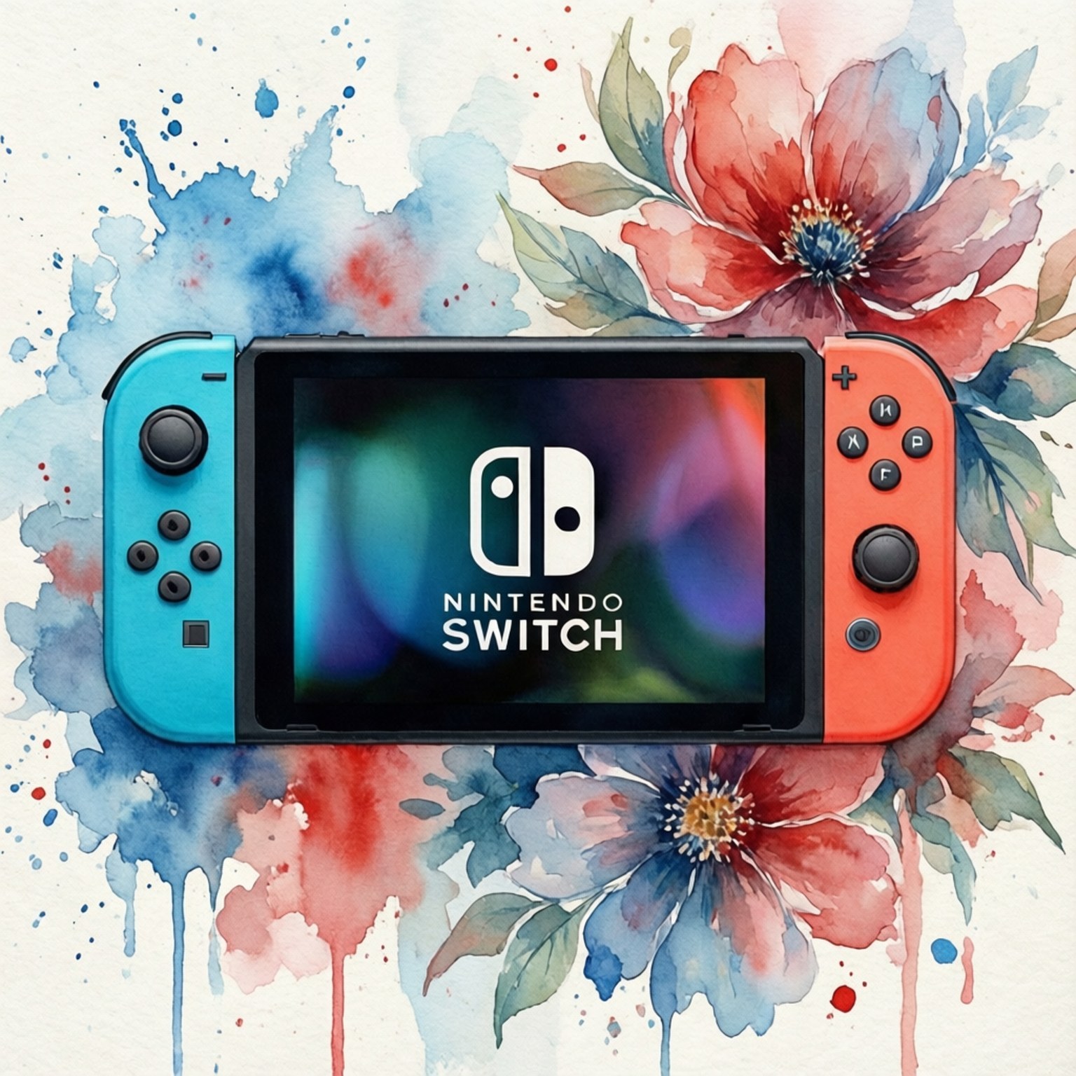 Акварелна Switch Тапет