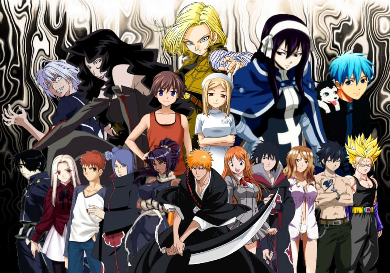 Кирито, Асуна и Синон от Sword Art Online Тапет
