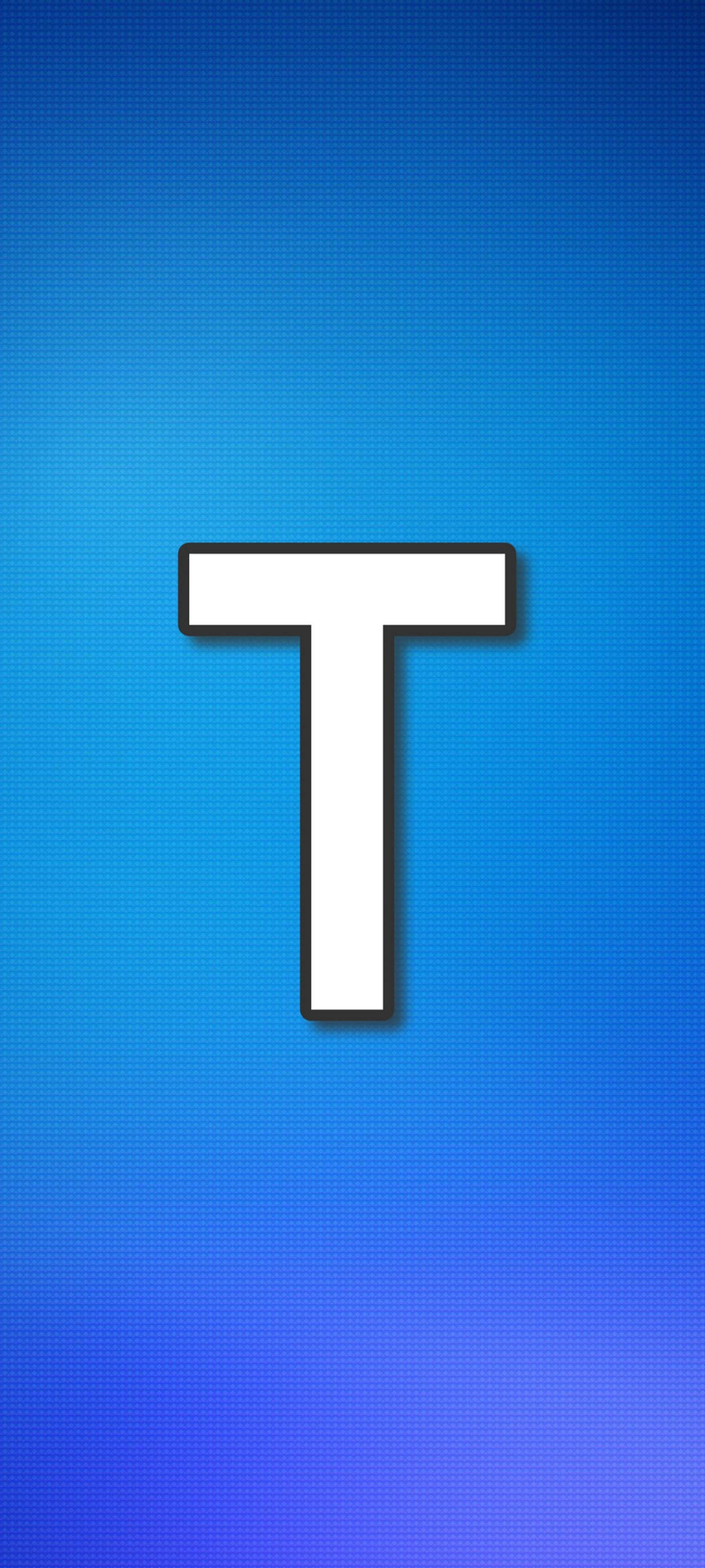 Буква T в решетка Тапет