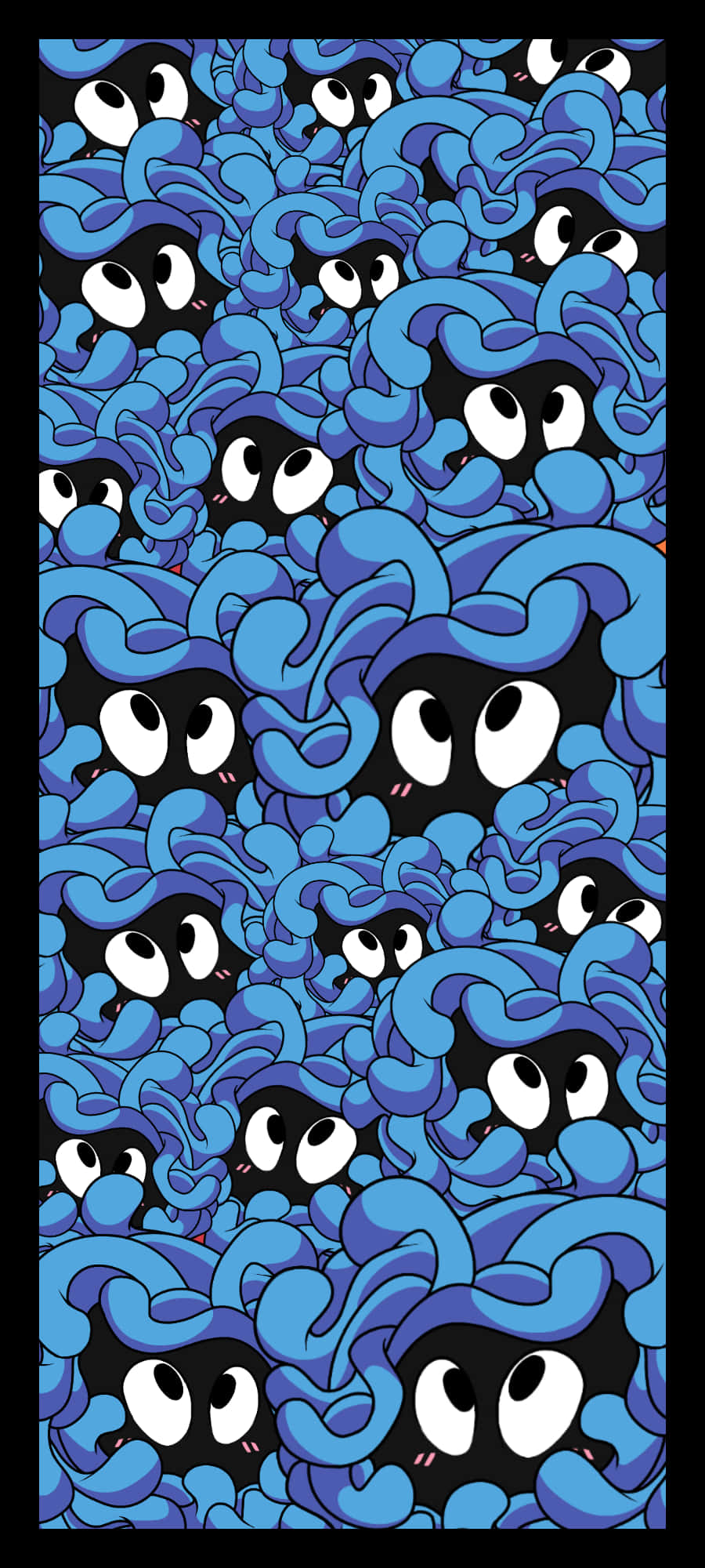 Tangela Faces Pattern Тапет